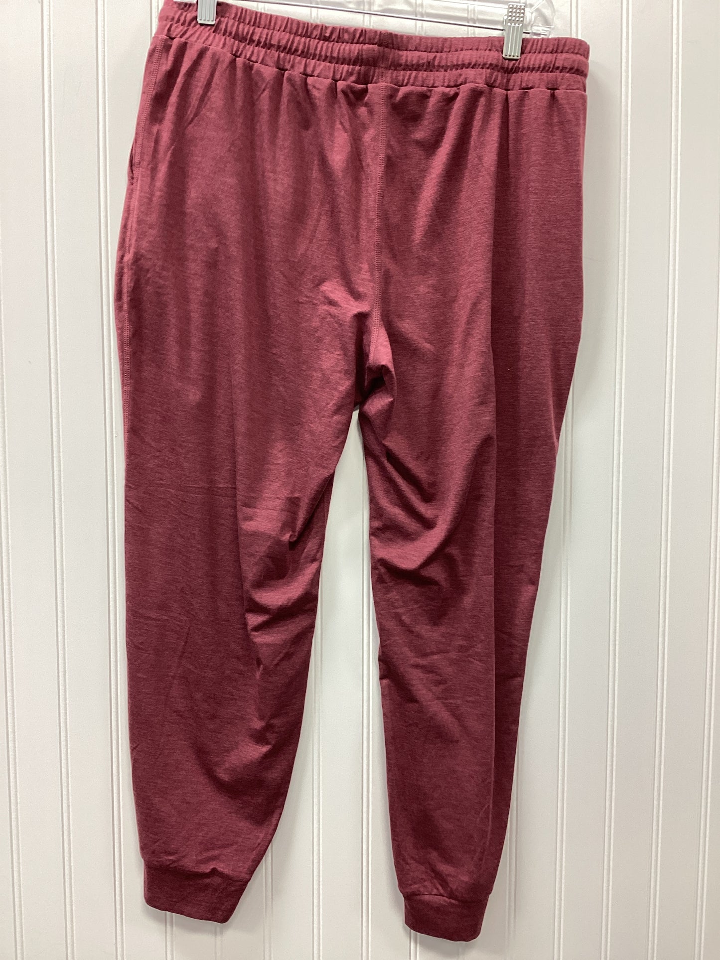 Athletic Pants By Athleta In Maroon, Size:L