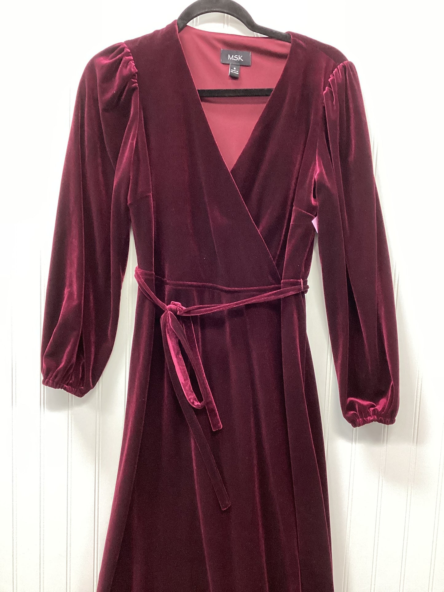 Dress Party Long By Msk In Plaid Pattern, Size:S