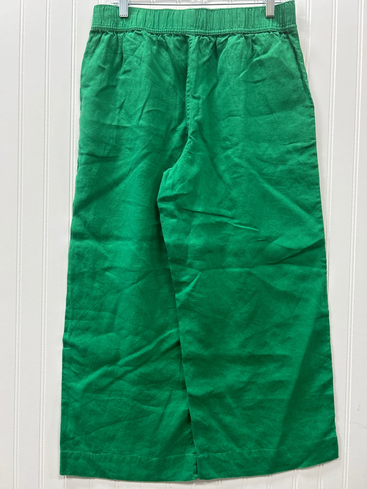 Pants Linen By Tahari In Green, Size:M