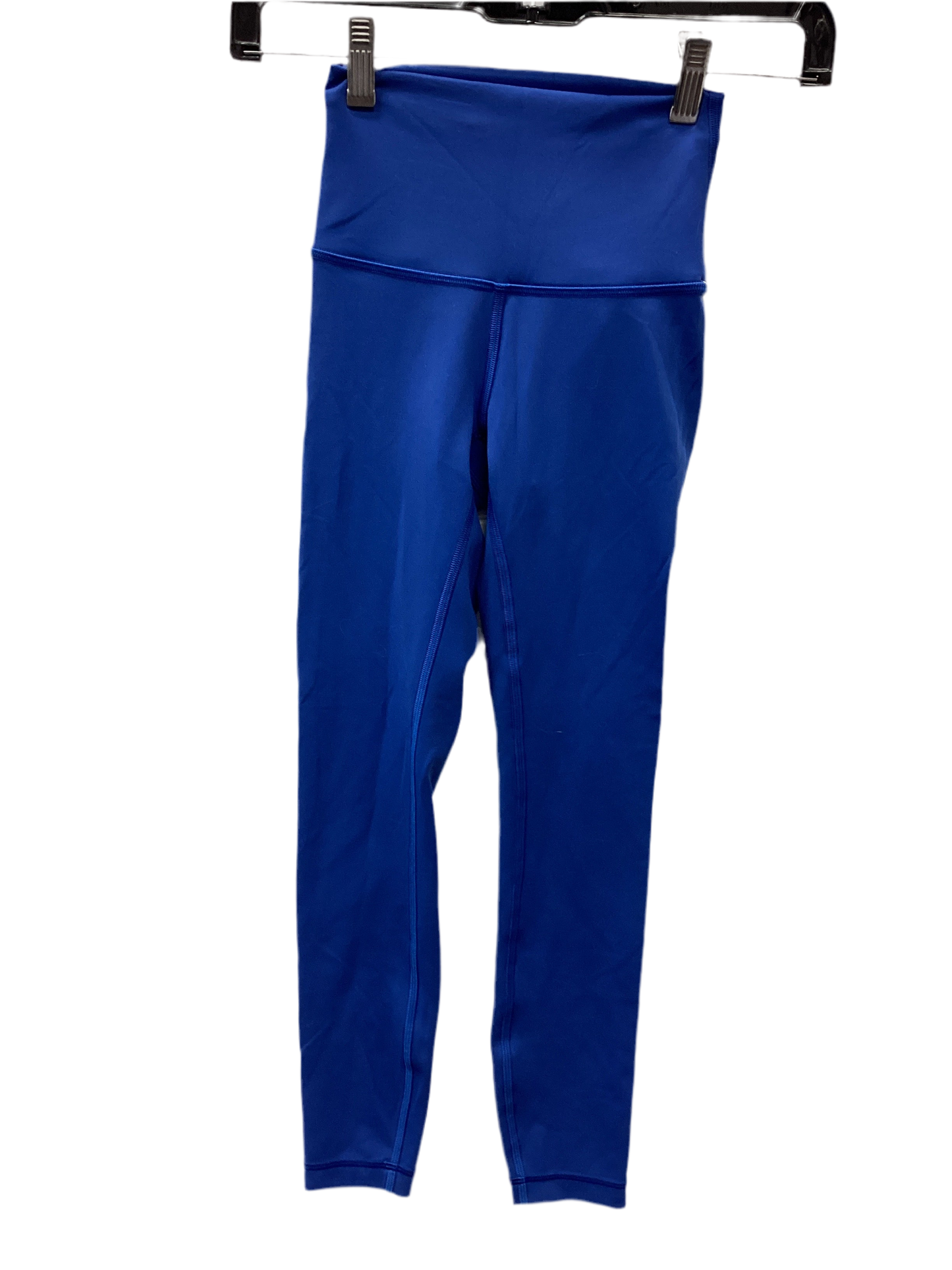 Athletic Leggings By Lululemon In Blue, Size:0
