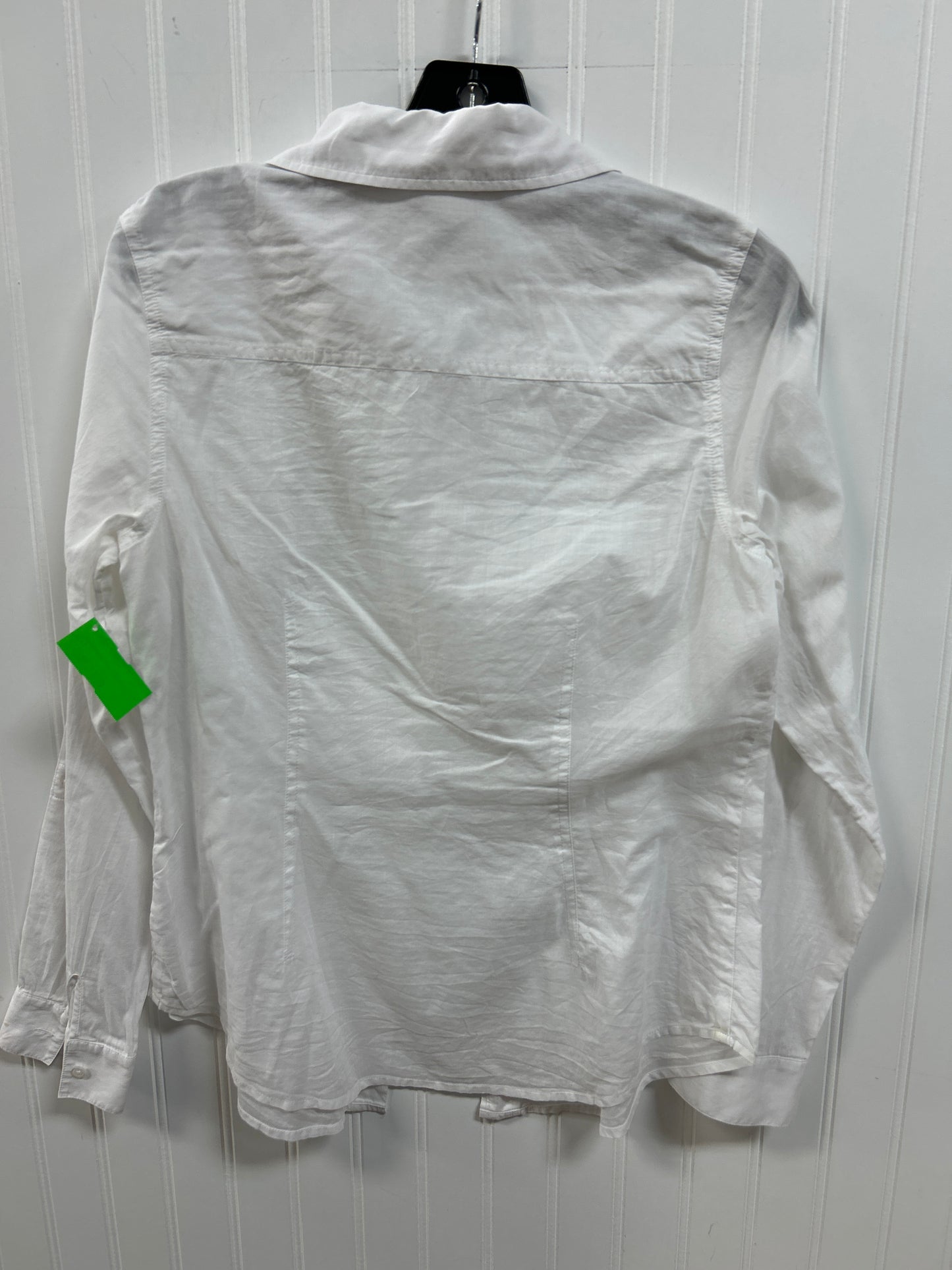 Blouse Ls By Coldwater Creek In White, Size:S