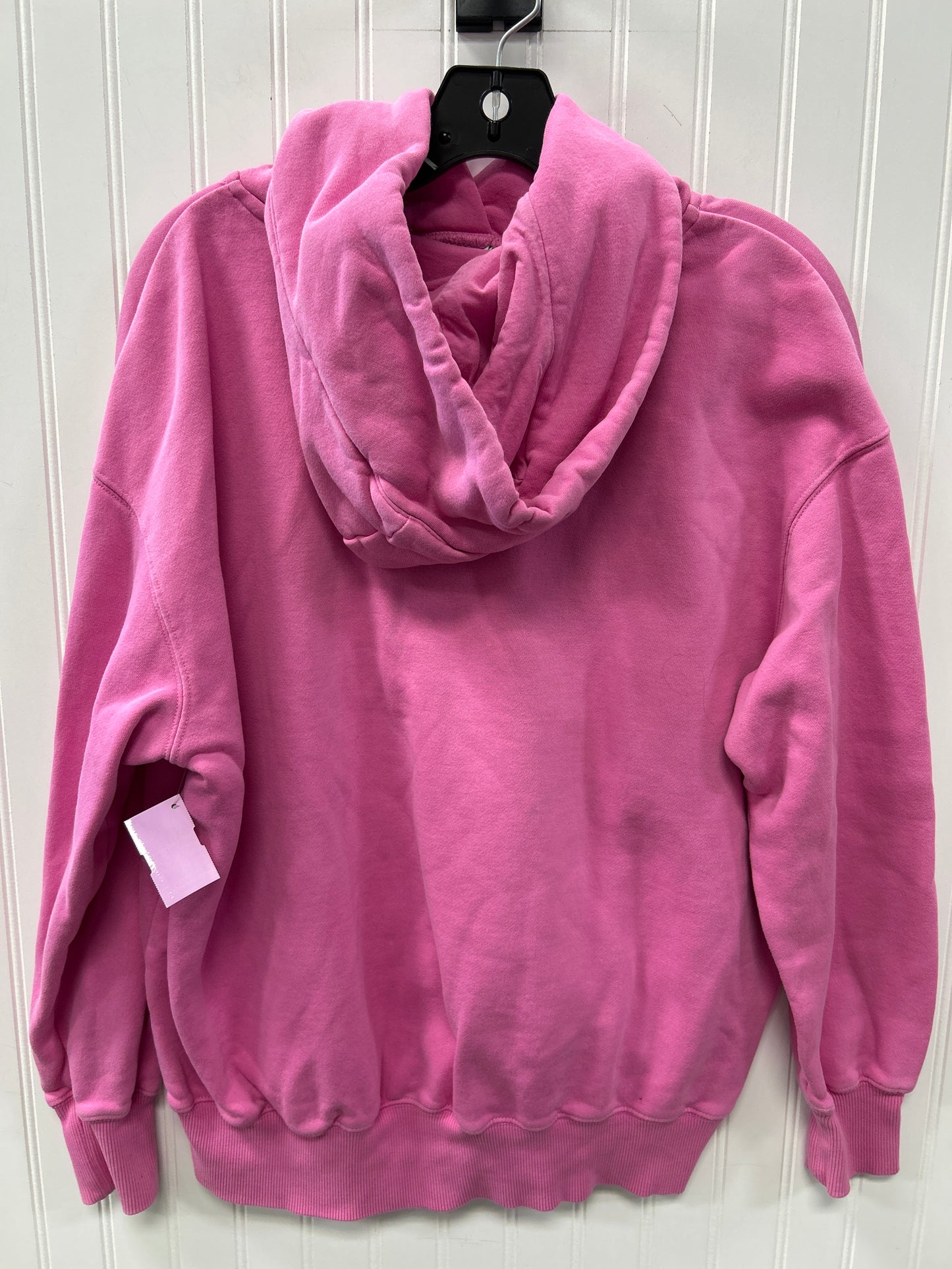 Athletic Sweatshirt Hoodie By Nike Apparel In Pink, Size:S