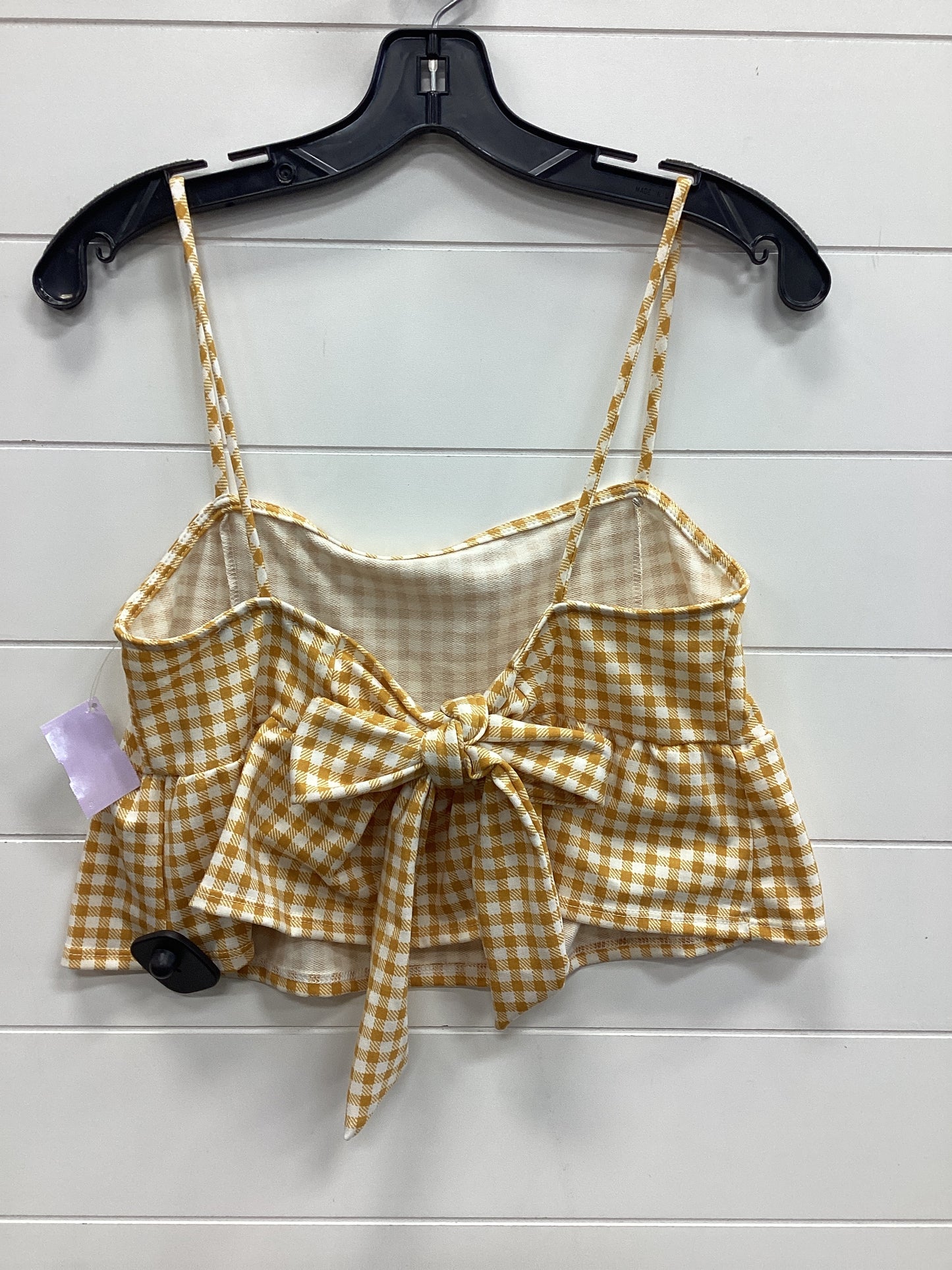 Top Sleeveless By Cmc In Yellow, Size:M