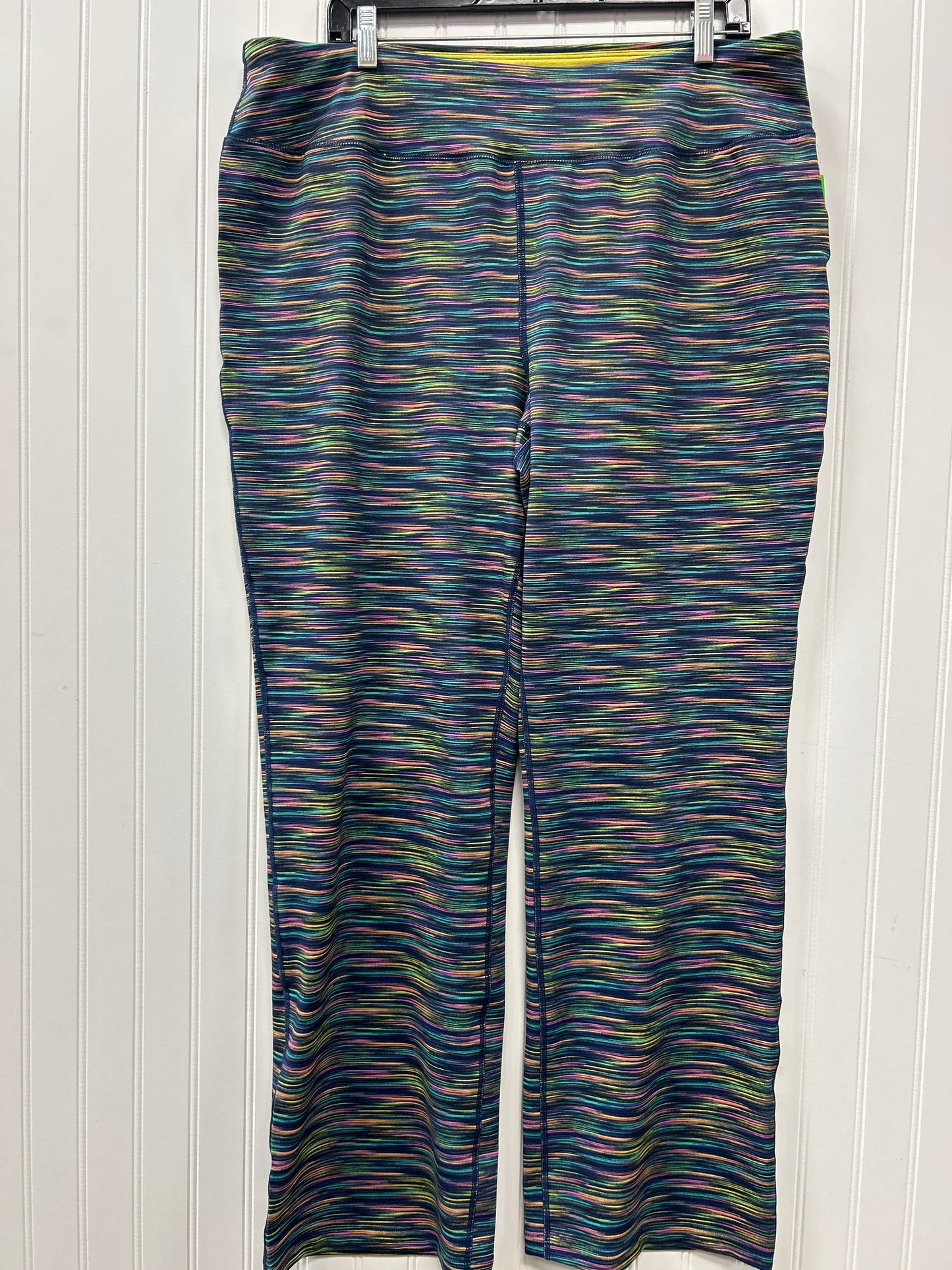 Athletic Pants By Lands End In Striped Pattern, Size:Xl