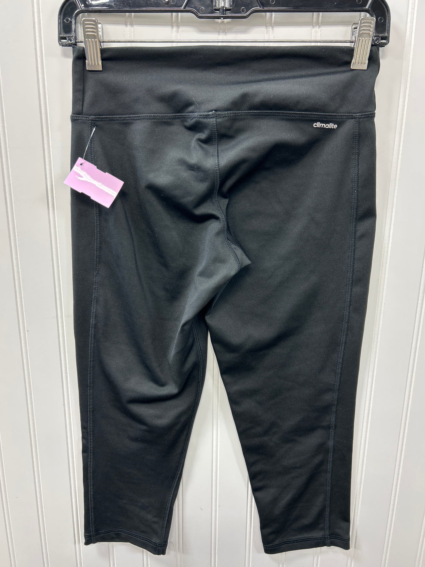 Athletic Leggings Capris By Adidas In Black, Size:Xs