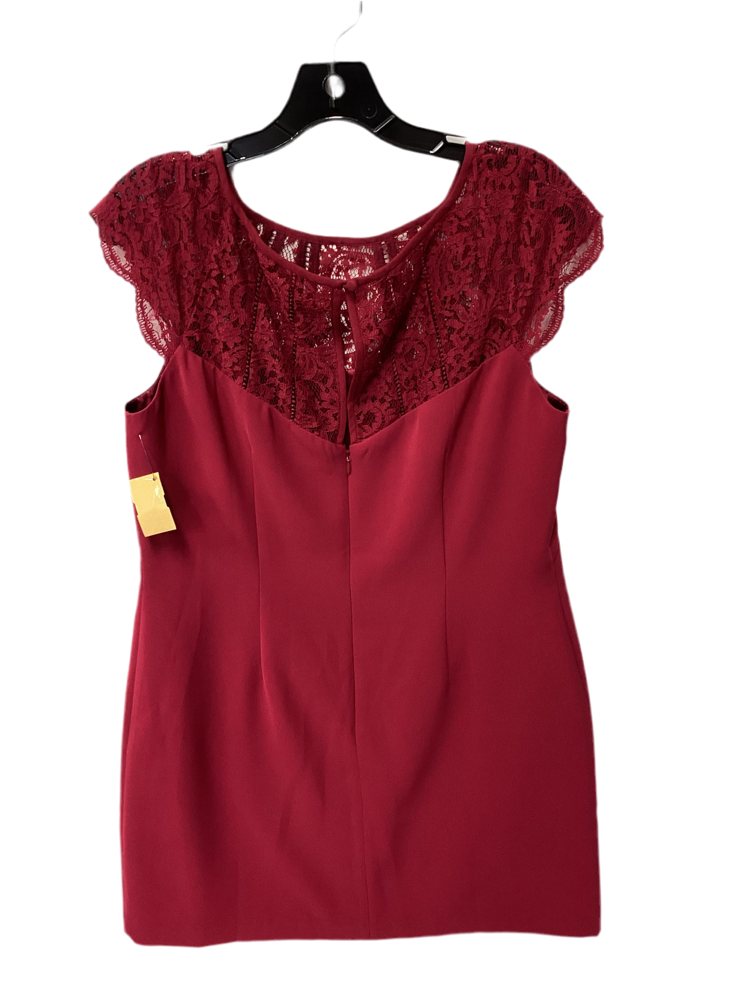 Dress Party Midi By White House Black Market In Red, Size:12