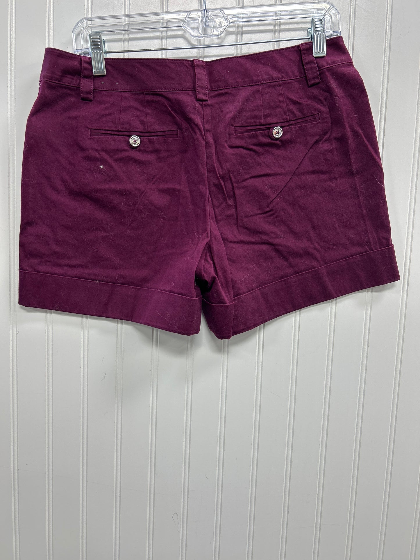 Shorts By White House Black Market In Purple, Size:8