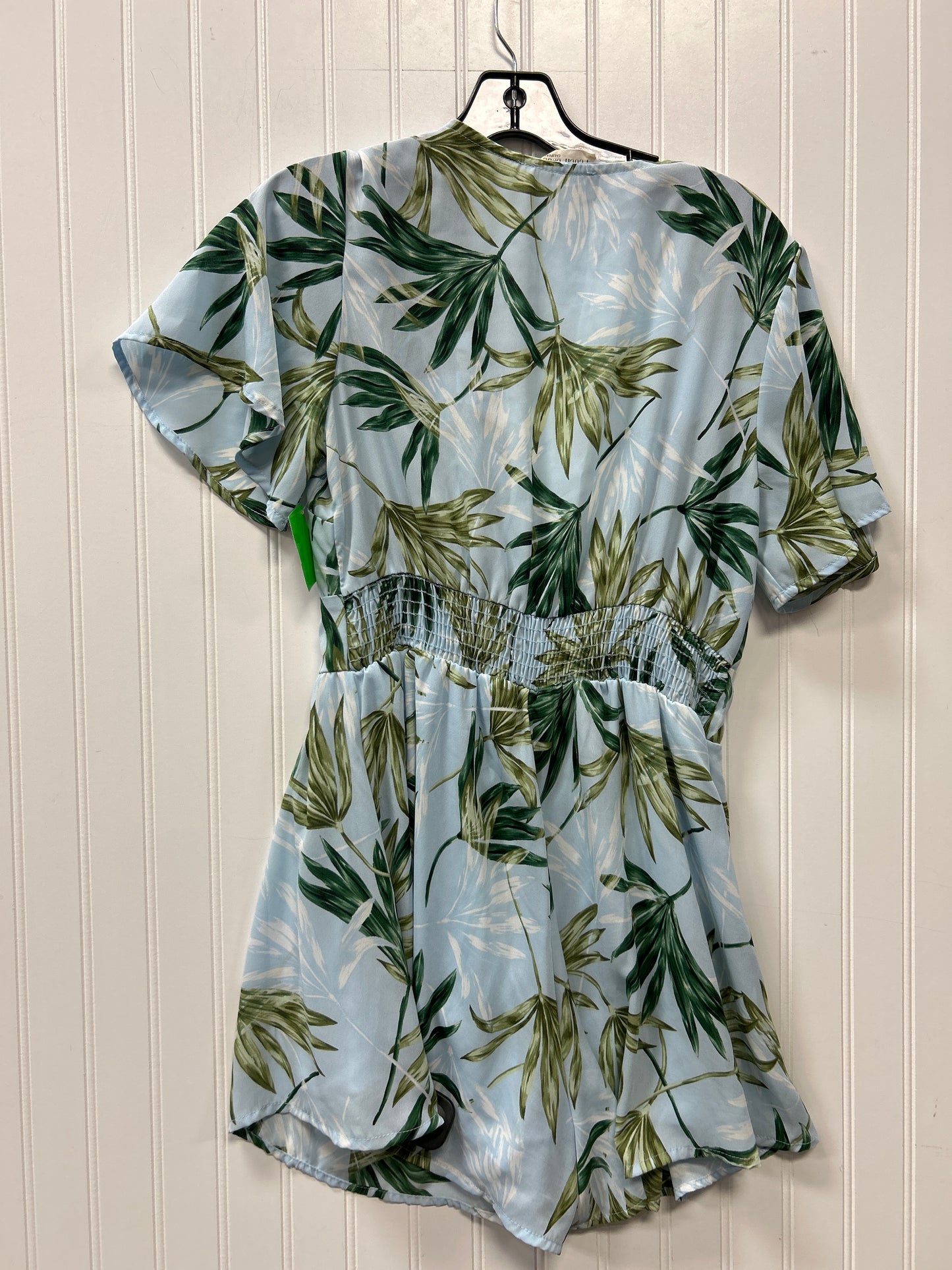 Romper By Peach Love Cream California In Blue, Size:M
