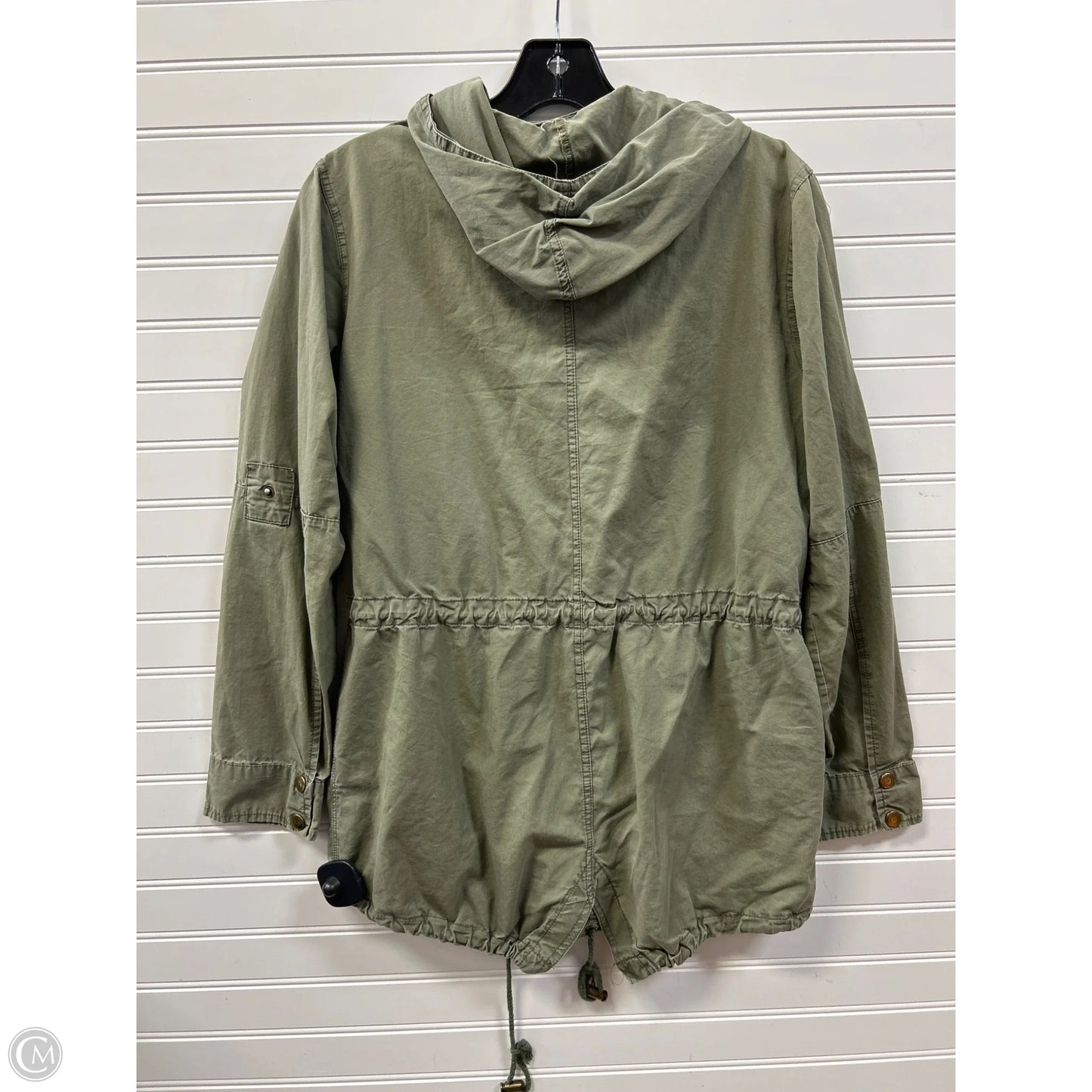 Blouse 3/4 Sleeve By Clothes Mentor In Green, Size: M