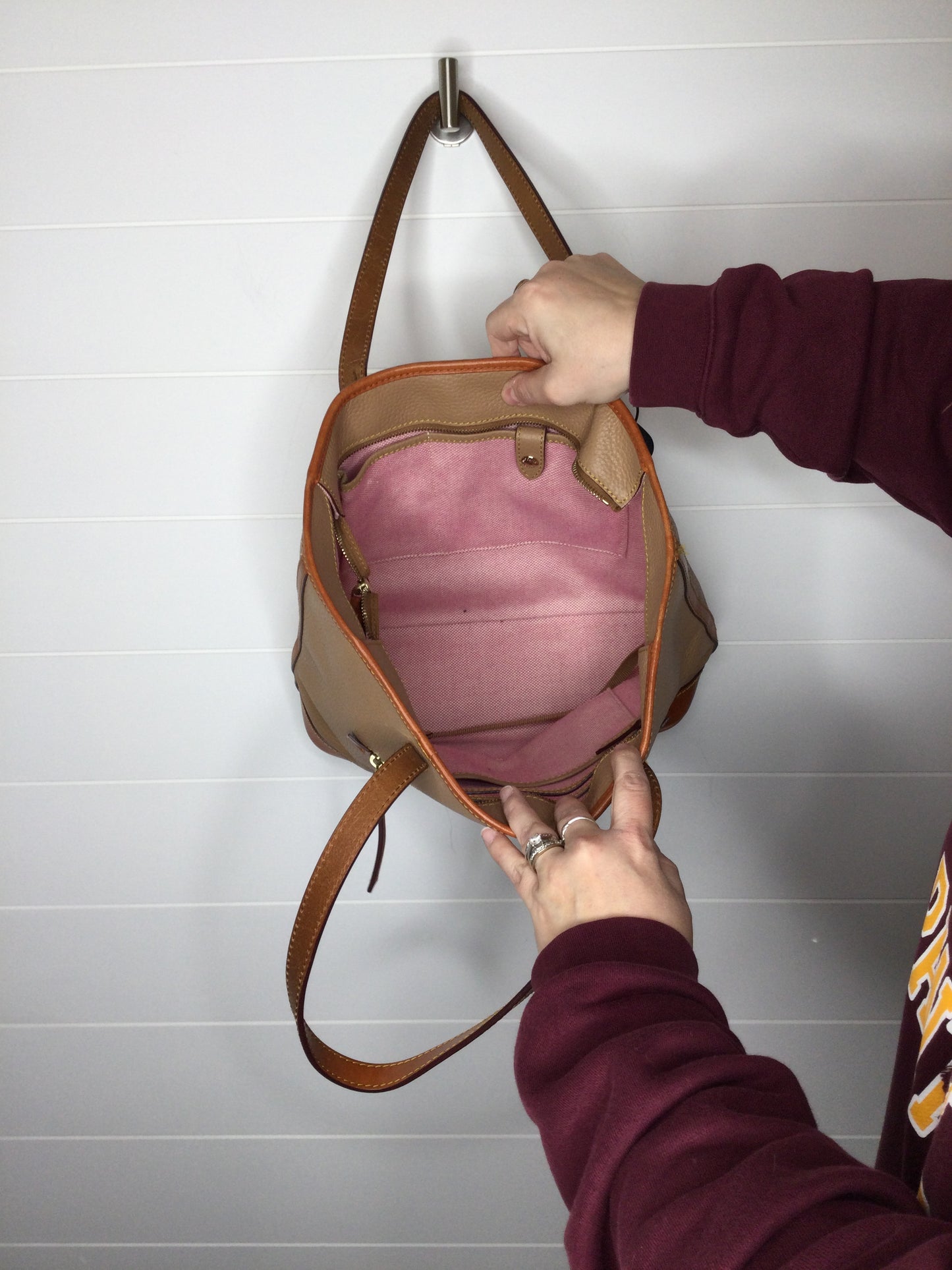 Handbag Designer By Dooney And Bourke Size: Large