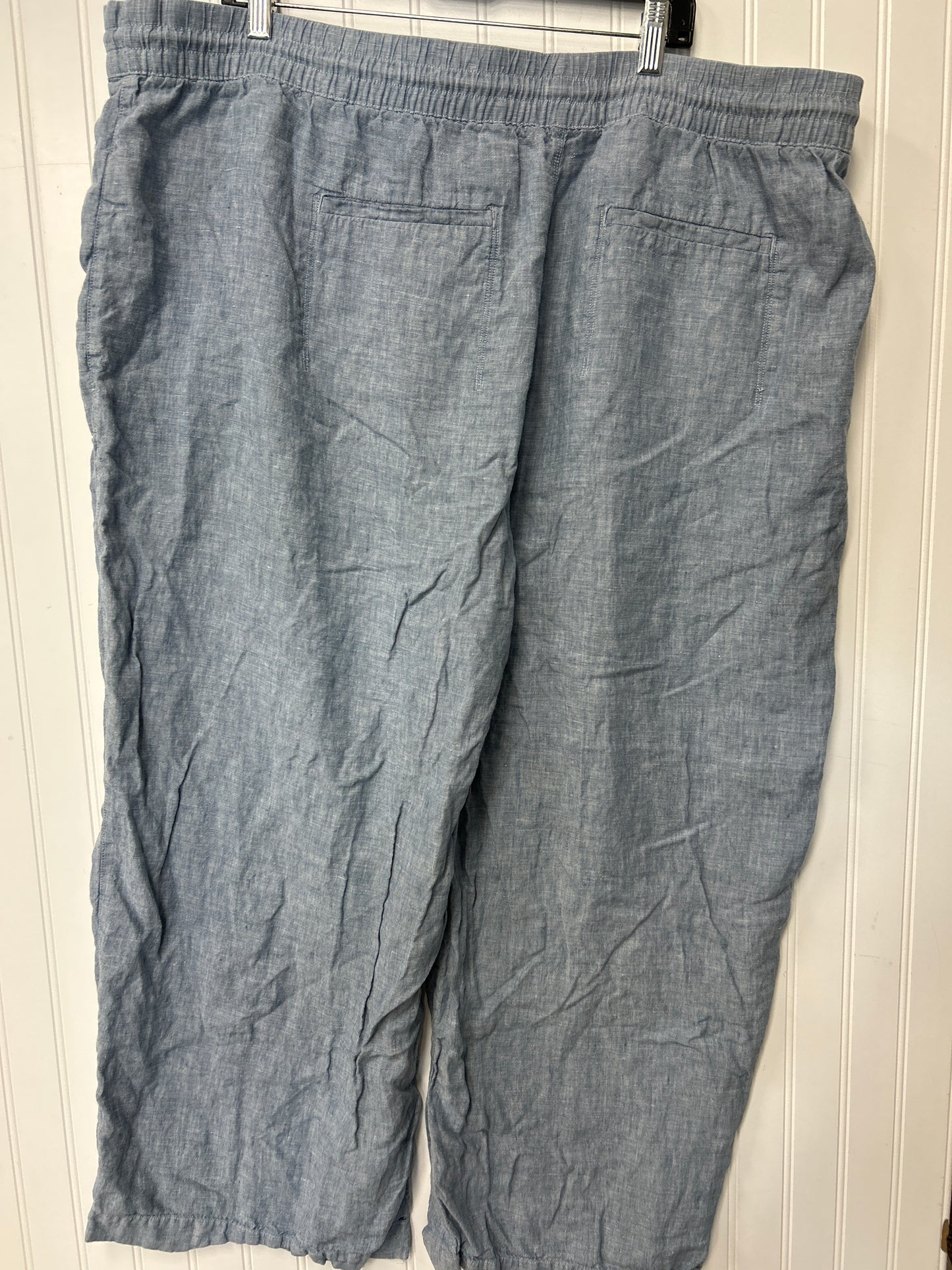 Pants Linen By Athleta In Blue, Size:26