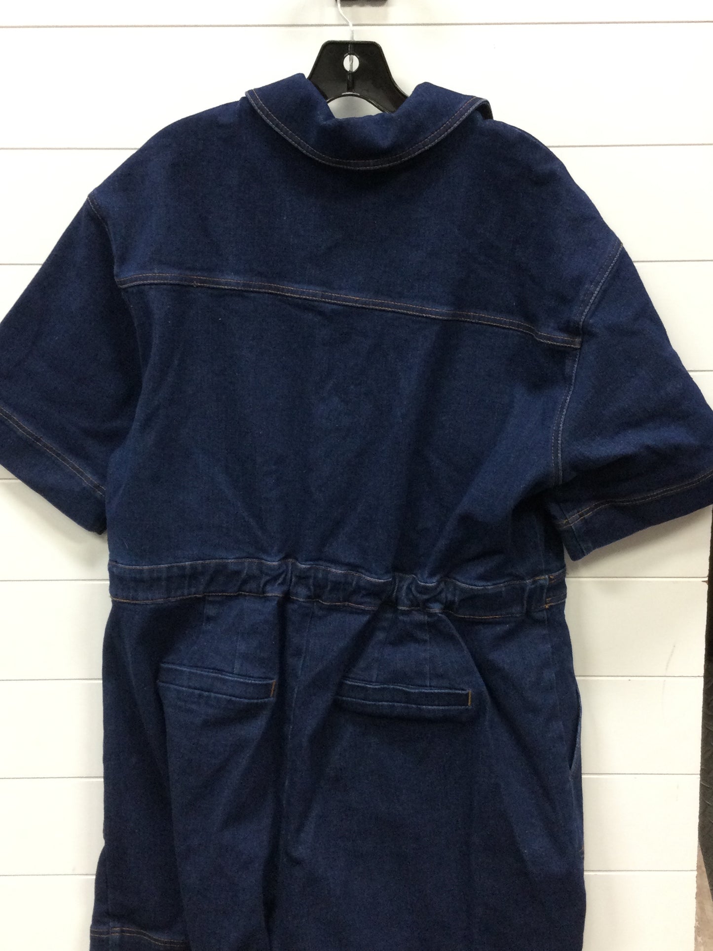 Dress Casual Midi By Eloquii In Blue Denim, Size:18