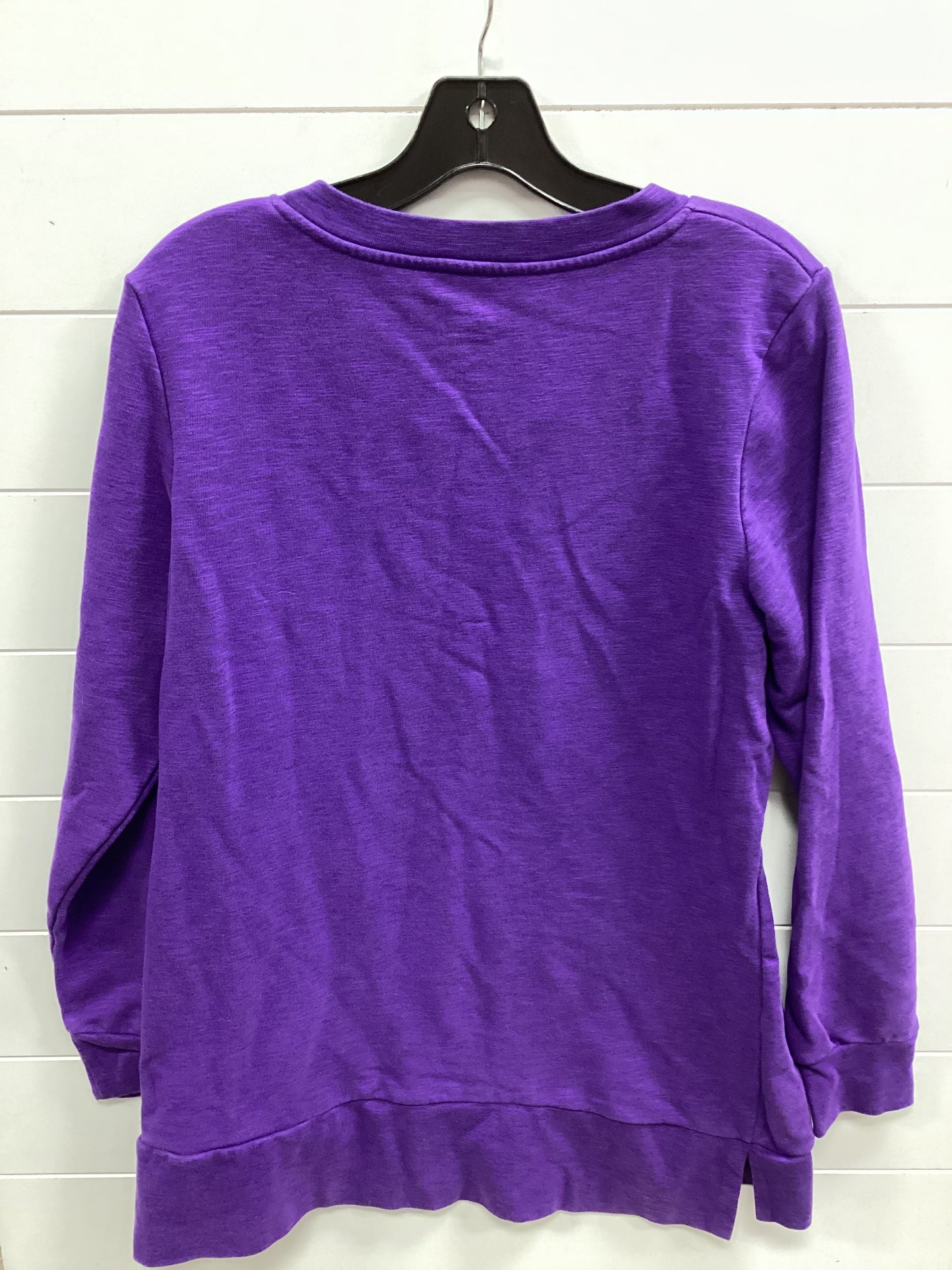 Top Ls By Majestic In Purple, Size:L