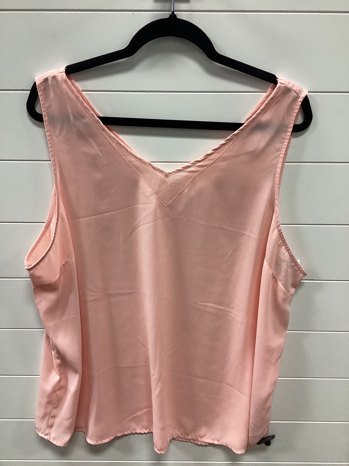 Top Sleeveless By Maurices In Pink, Size:2X