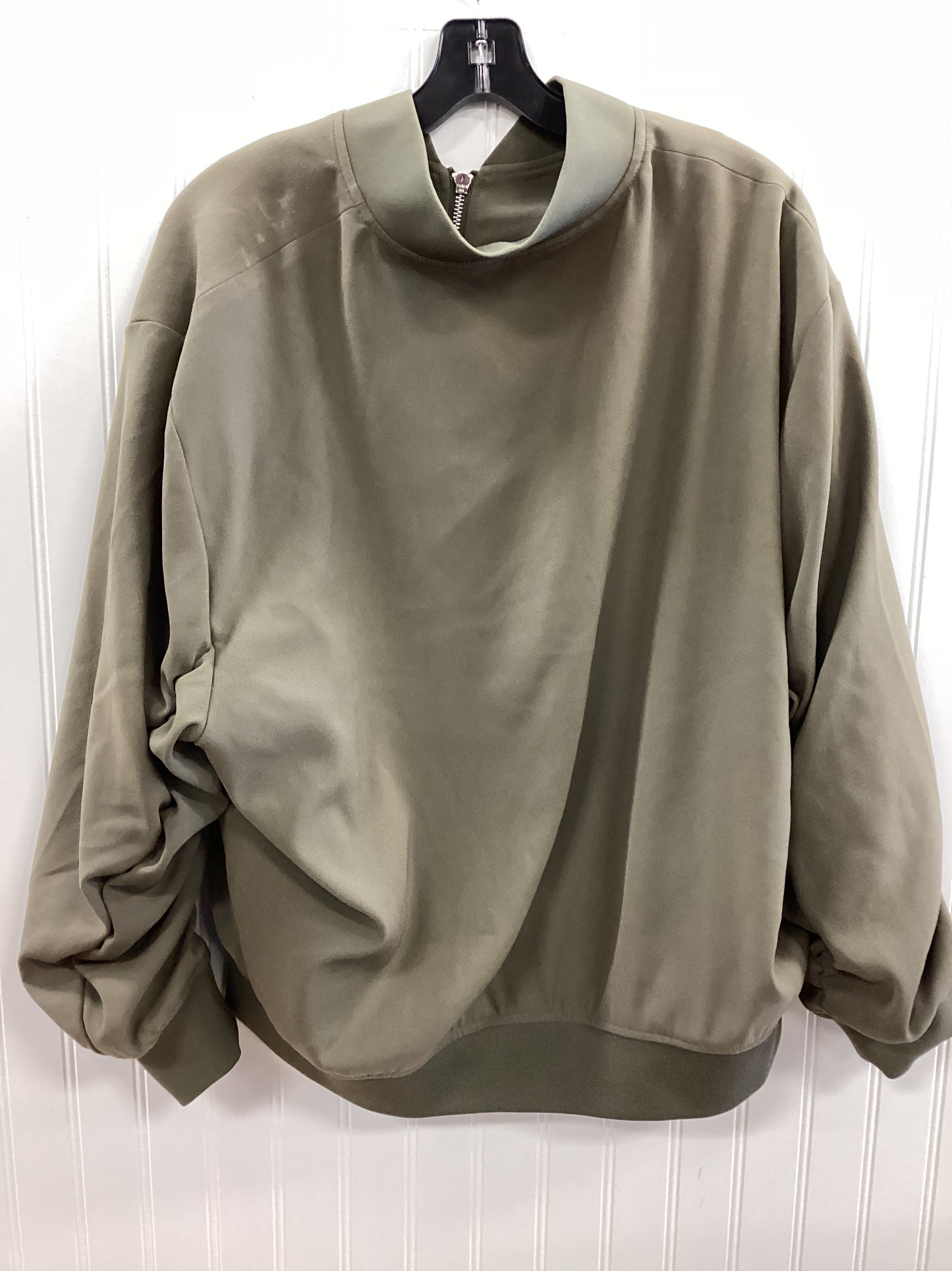 Jacket Moto By Express In Taupe, Size:L
