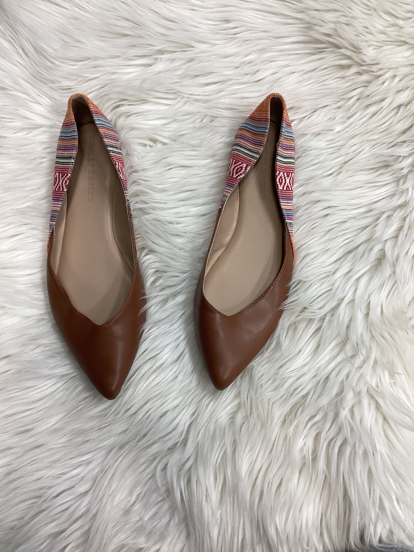 Shoes Flats By Audrey Brooke In Multi, Size:9