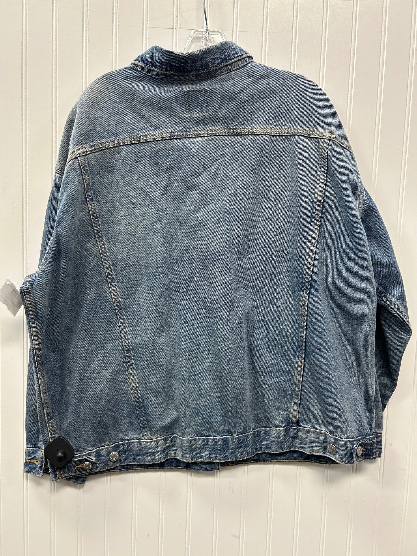 Jacket Denim By Wild Fable In Blue Denim, Size:1X