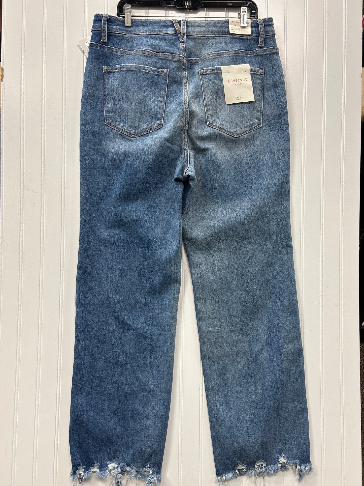 Jeans Wide Leg By Vervet In Blue Denim, Size:16