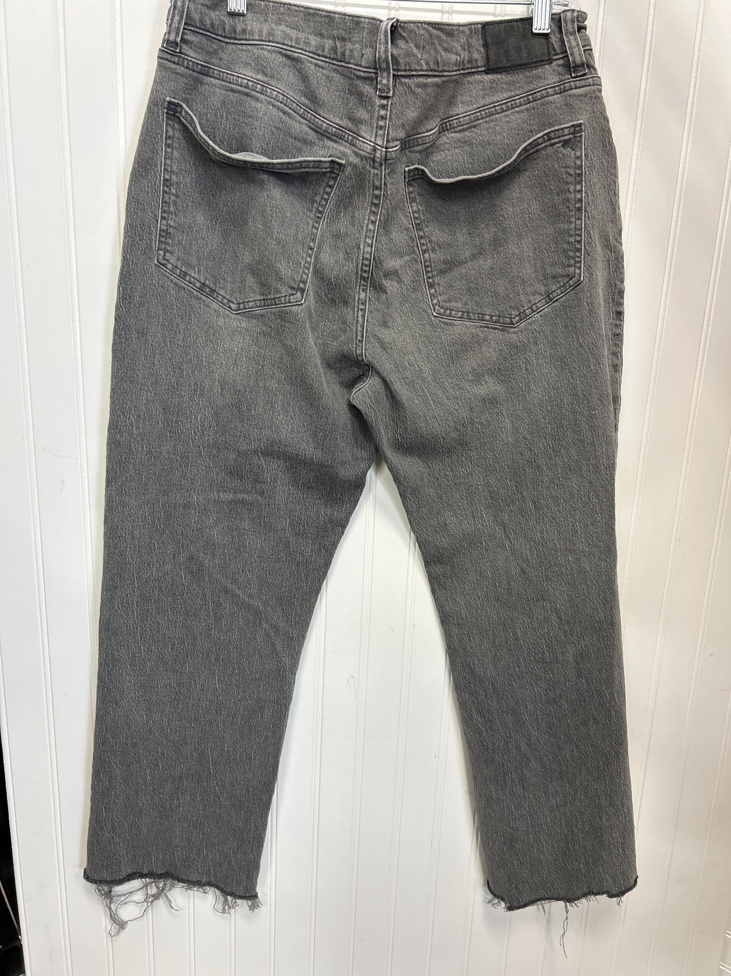 Jeans Wide Leg By Madewell In Grey Denim, Size:10