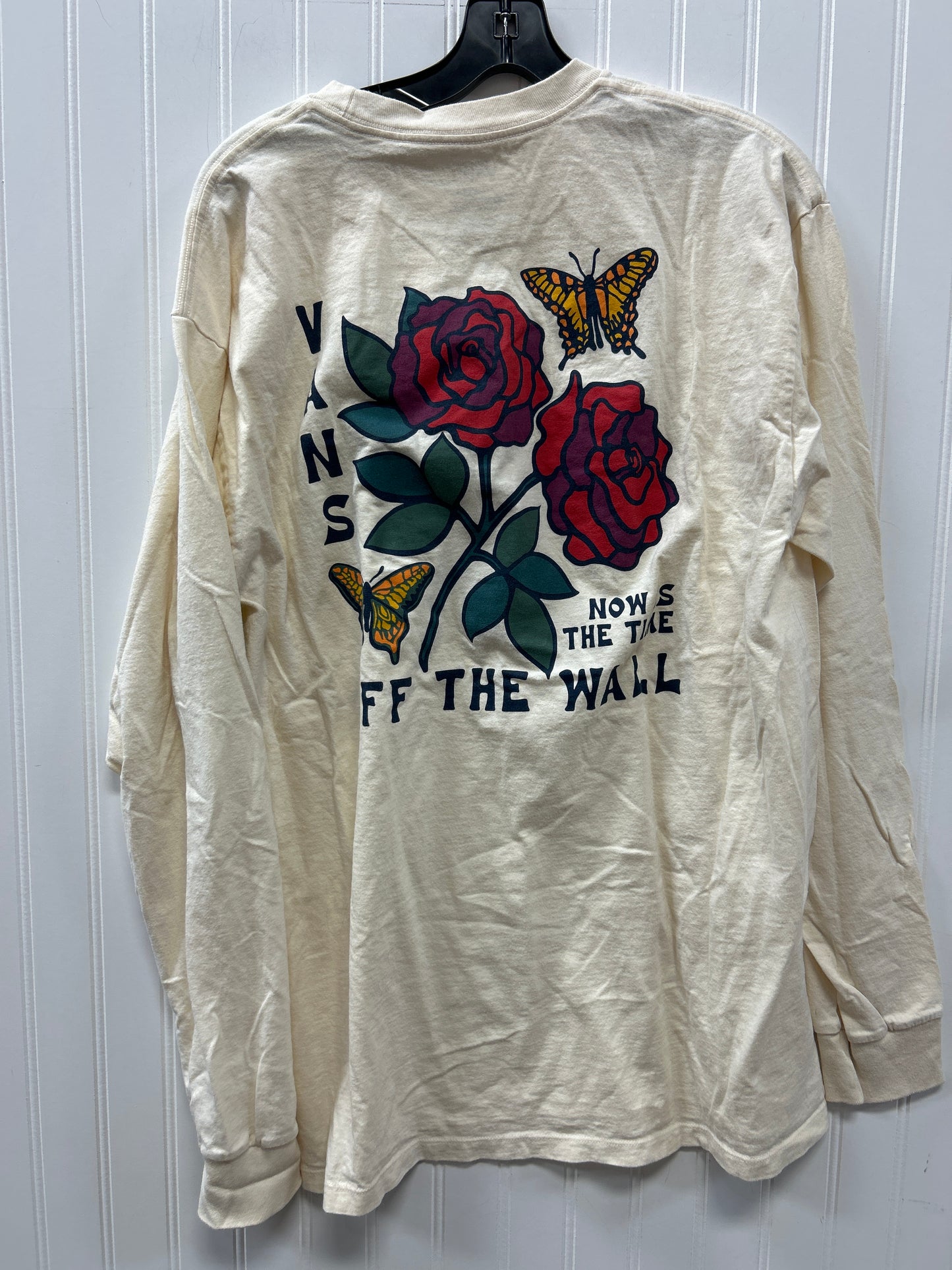 Top Ls By Vans In Cream, Size:L
