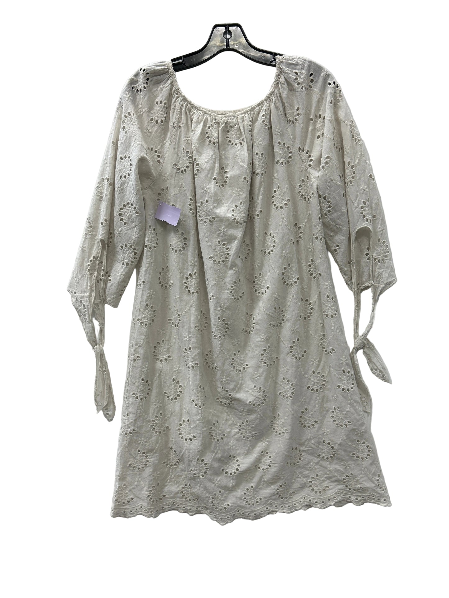 Dress Casual Midi By Valentina In Cream, Size:M