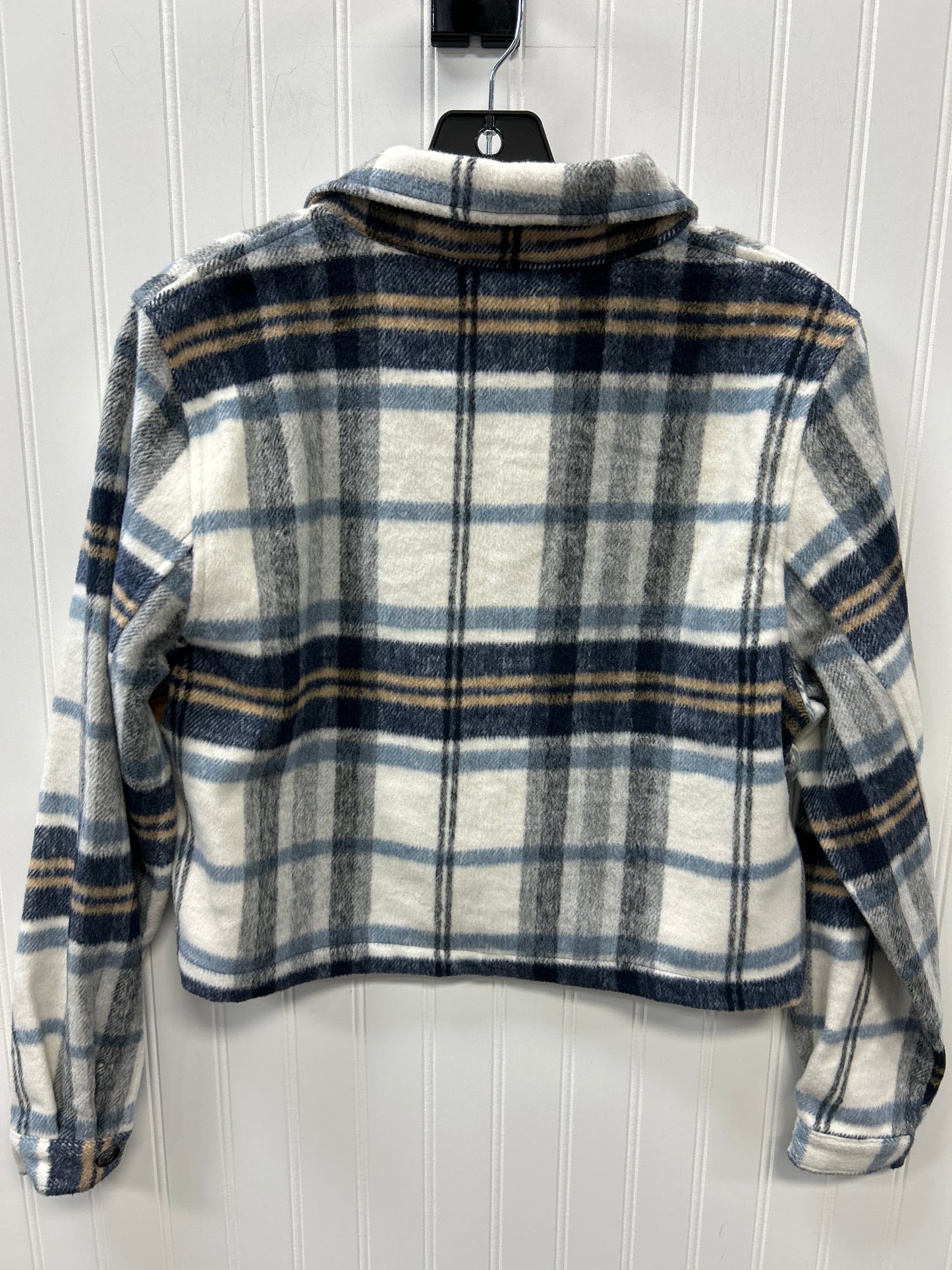 Jacket Fleece By Cmc In Blue & Brown, Size:M