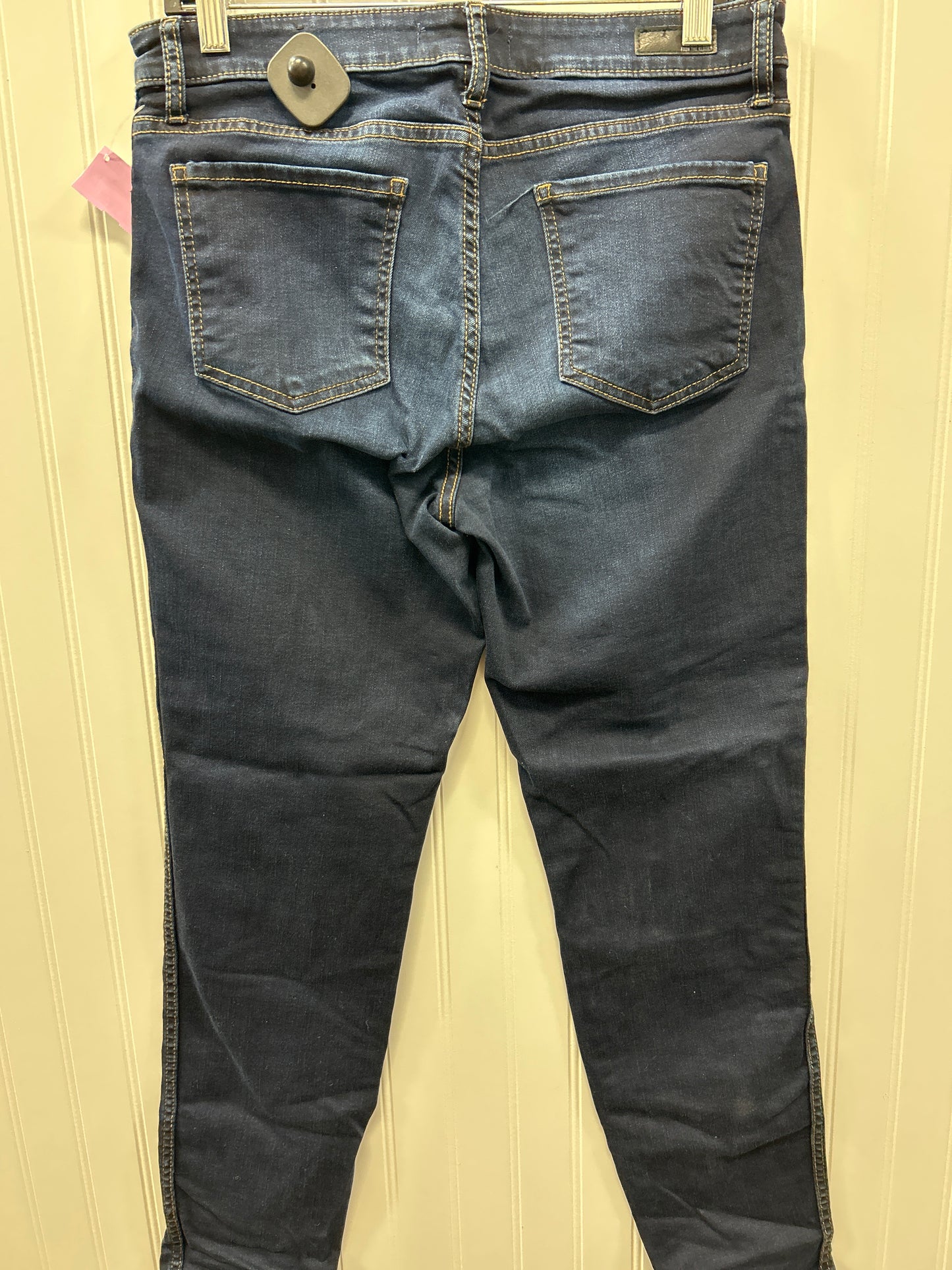 Jeans Skinny By Kut In Blue Denim, Size:8