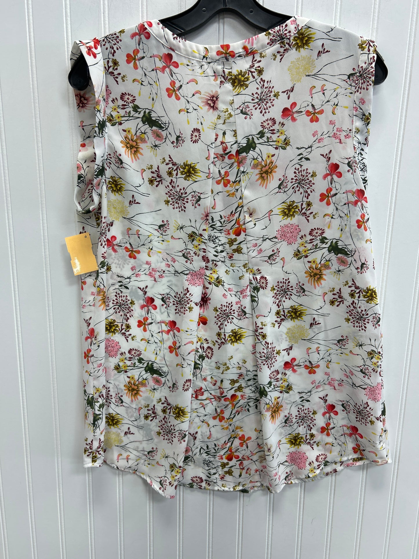 Top Sleeveless By Pleione In Floral Print, Size:S