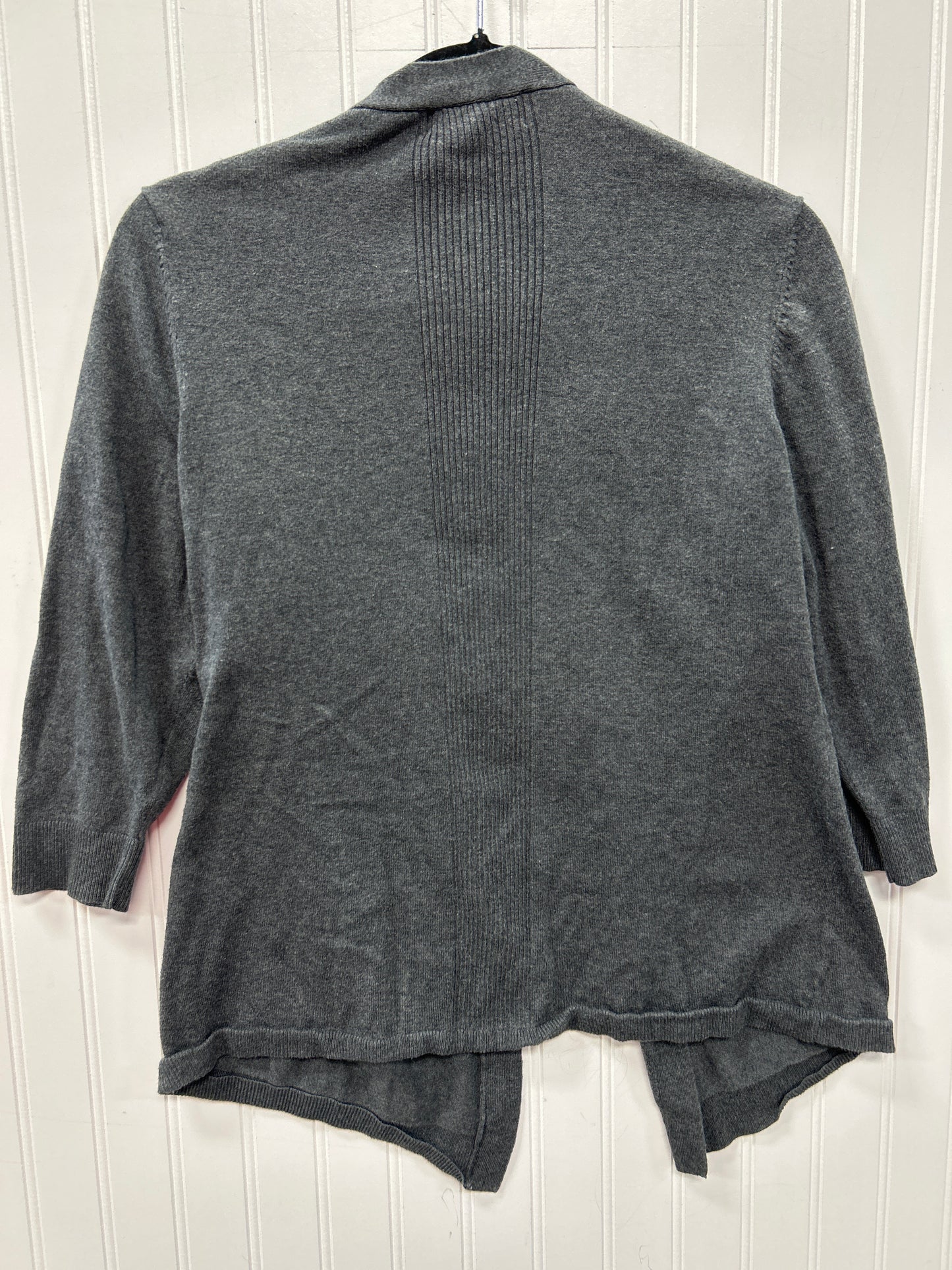 Cardigan By Karen Scott In Grey, Size:M