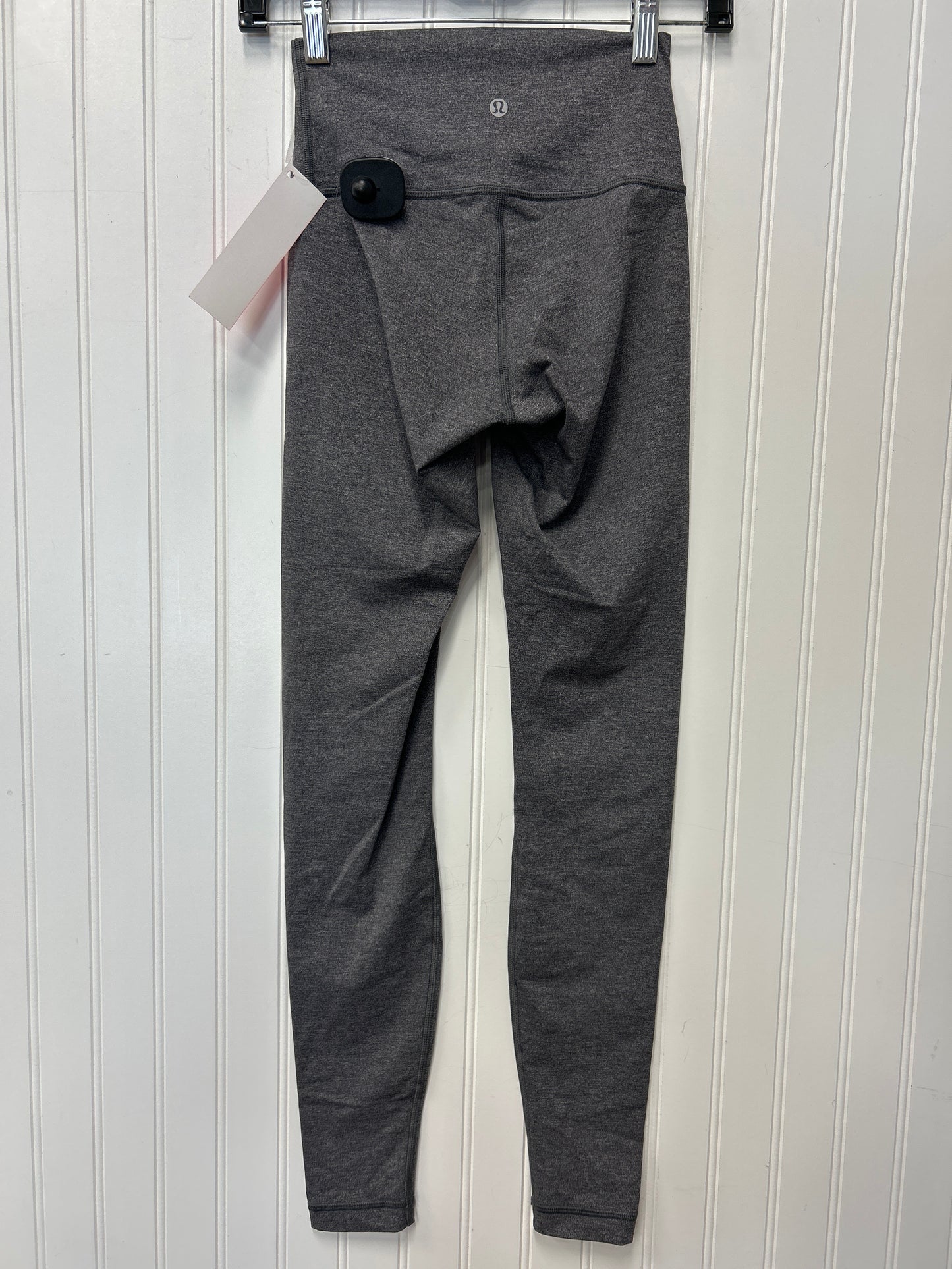 Athletic Leggings By Lululemon In Grey, Size:4
