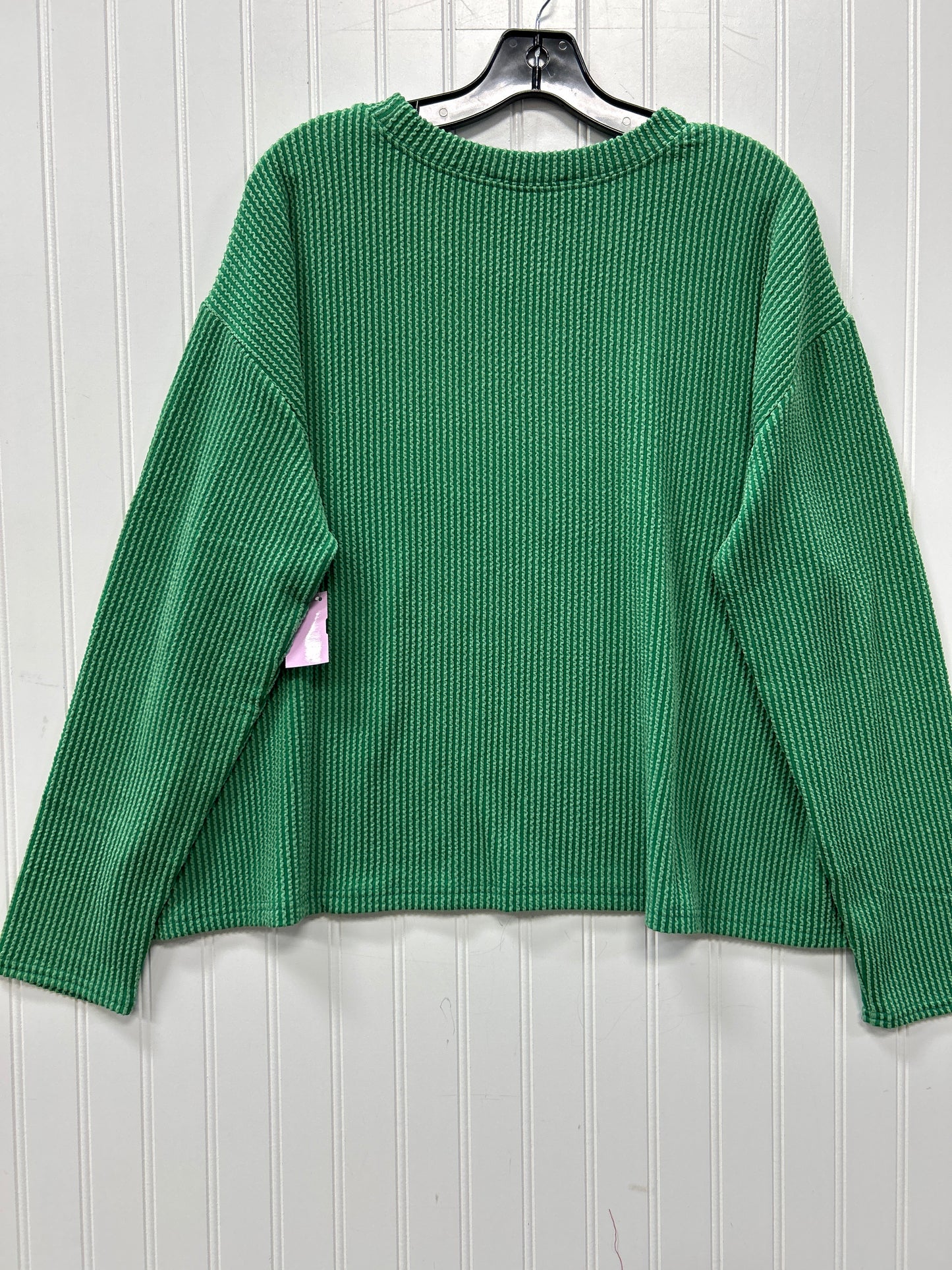 Top Ls By Zenana In Green, Size:1X