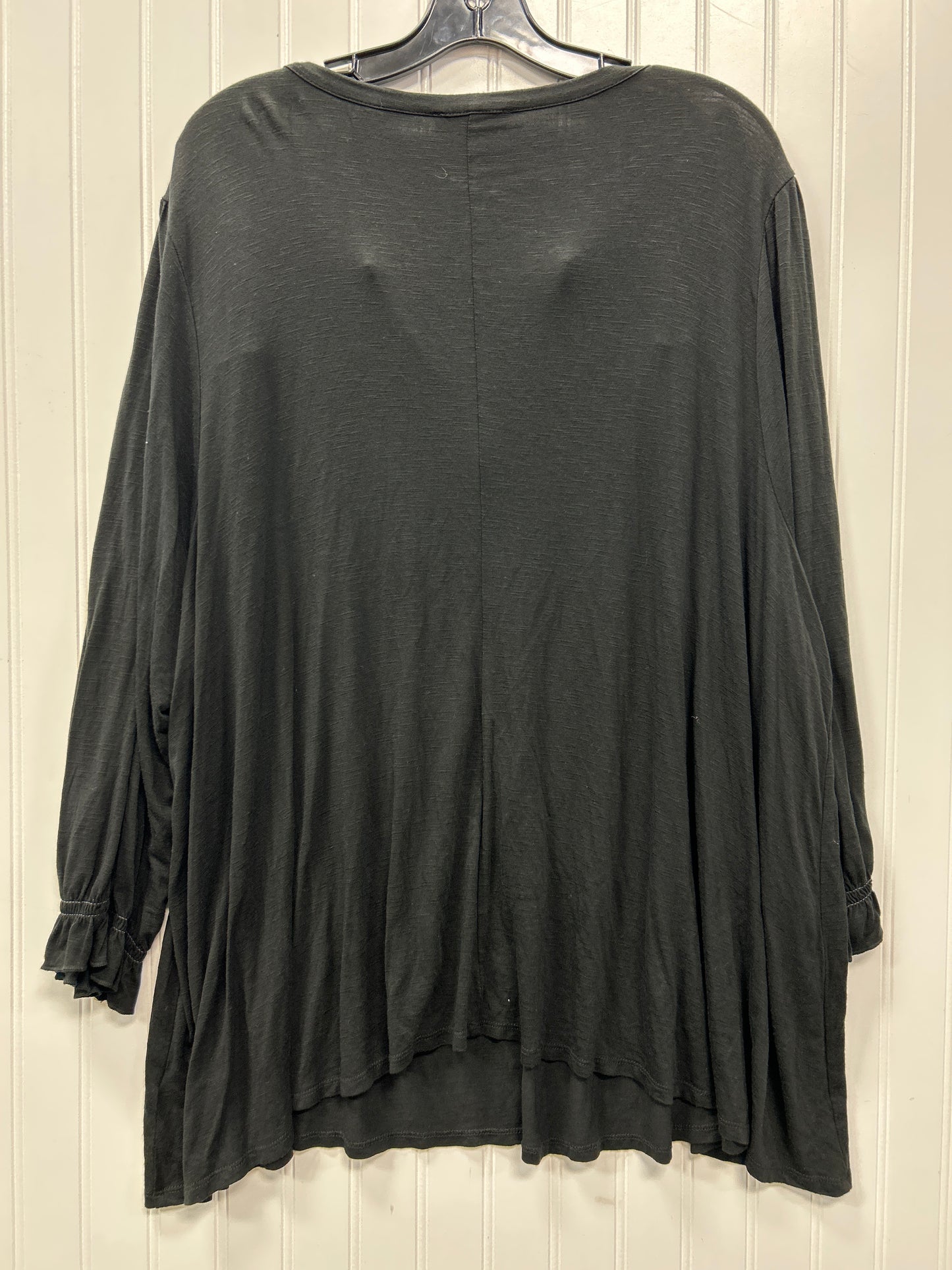Top Ls By Lane Bryant In Black, Size:3X