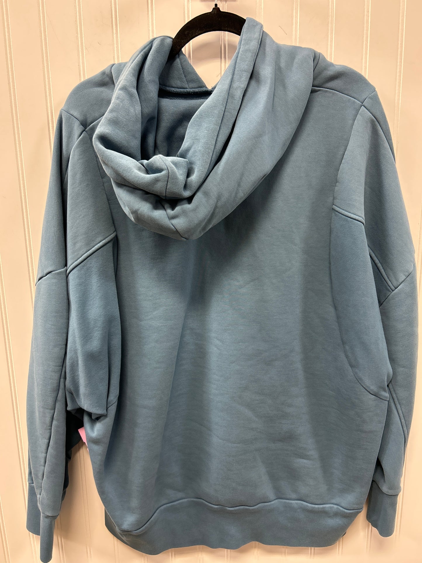 Athletic Sweatshirt Hoodie By Adidas In Blue, Size:2X