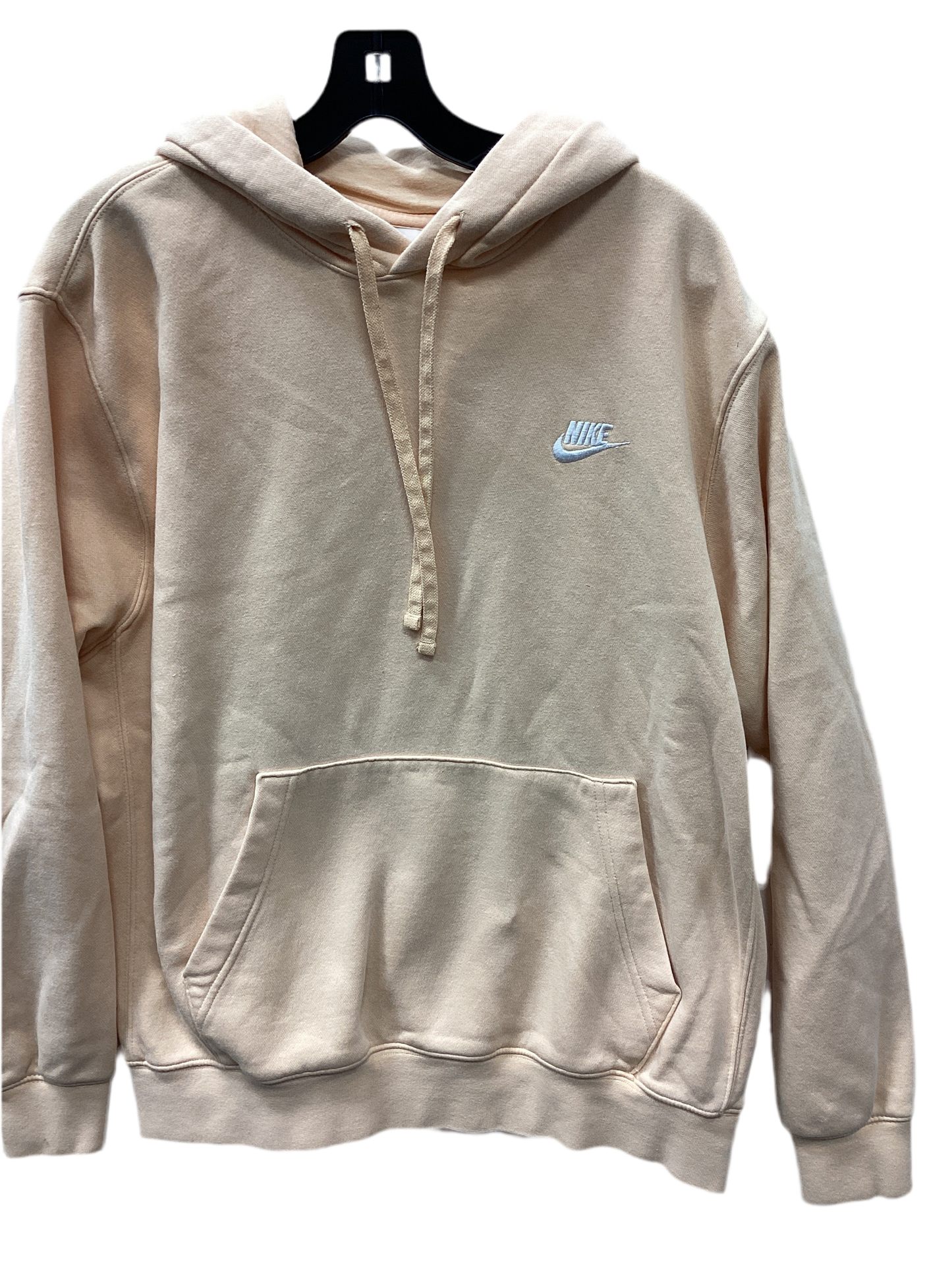 Sweatshirt Hoodie By Nike Apparel In Peach, Size:L