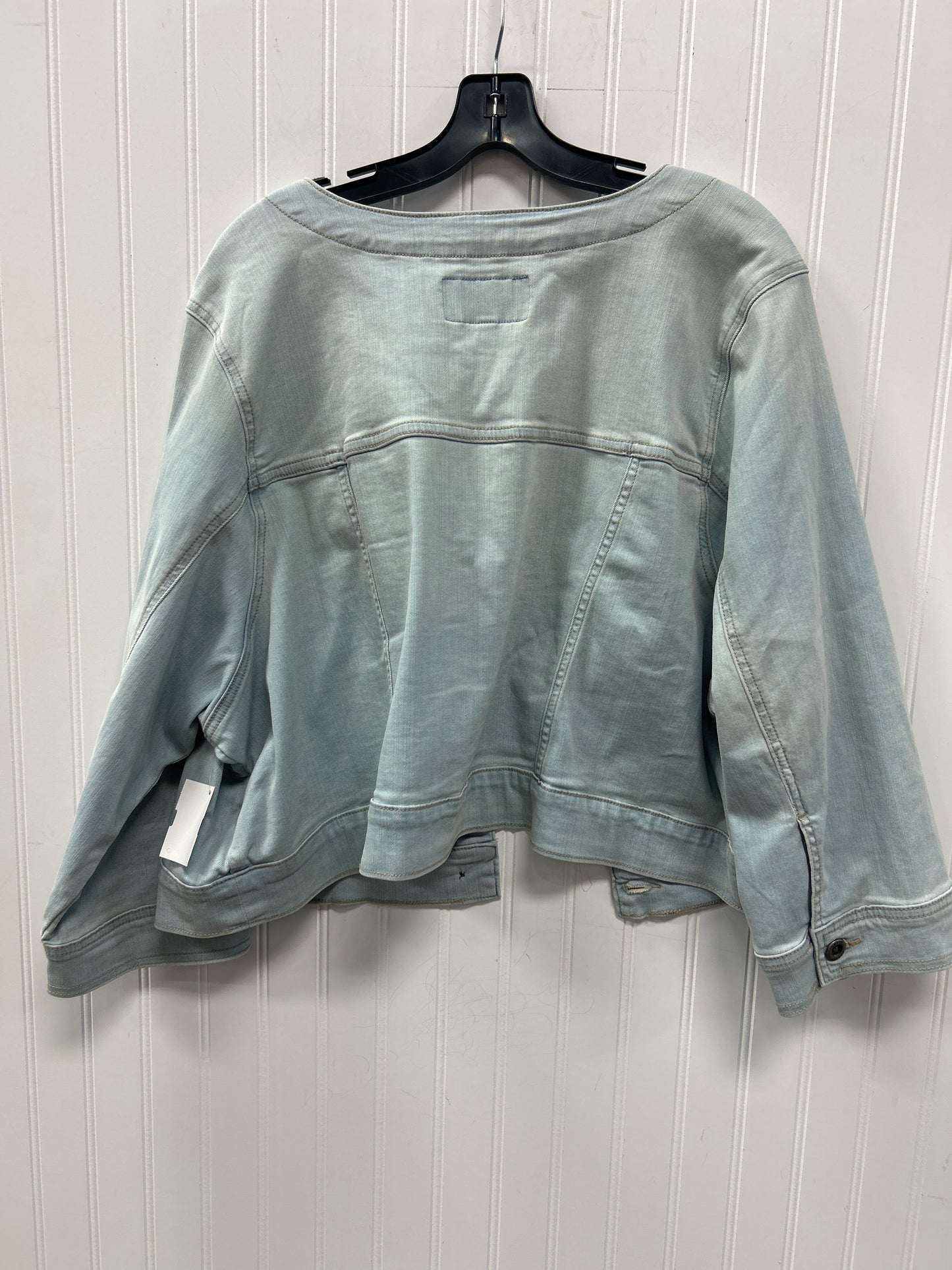 Jacket Denim By Torrid In Blue Denim, Size:4X