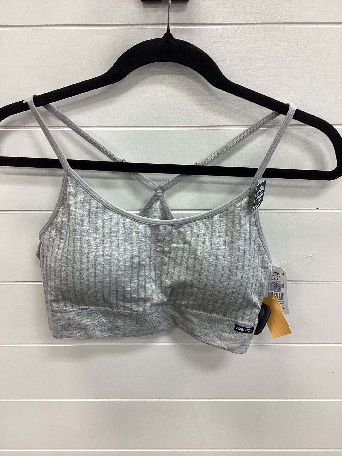 Bra By Nautica In Grey, Size:Xl