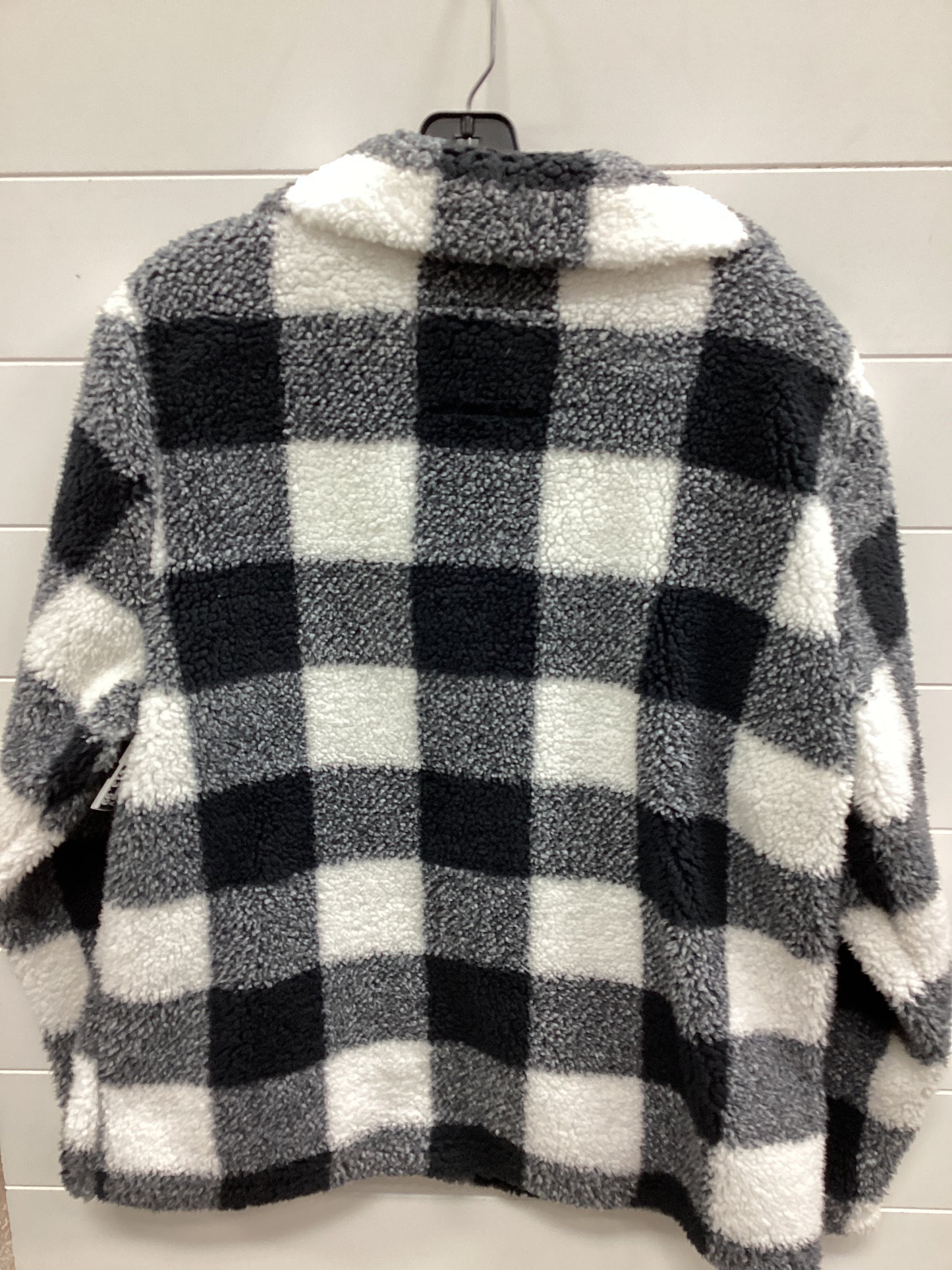 Jacket Fleece By Members Mark In Black & White, Size:Xl