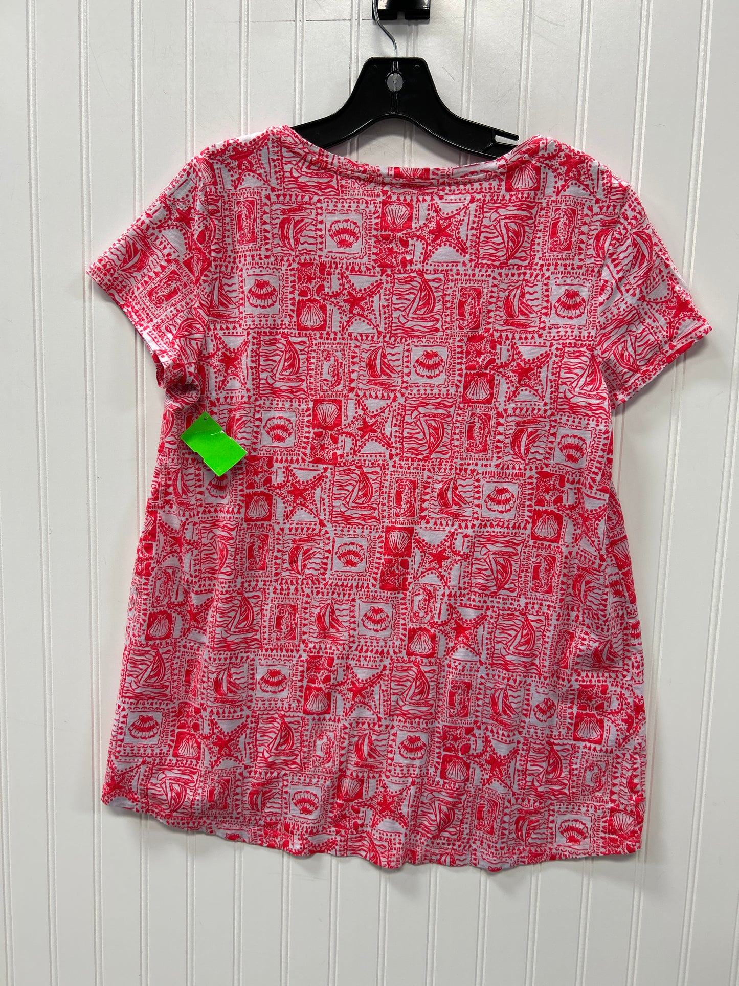 Top Ss Designer By Lilly Pulitzer In Red, Size:M