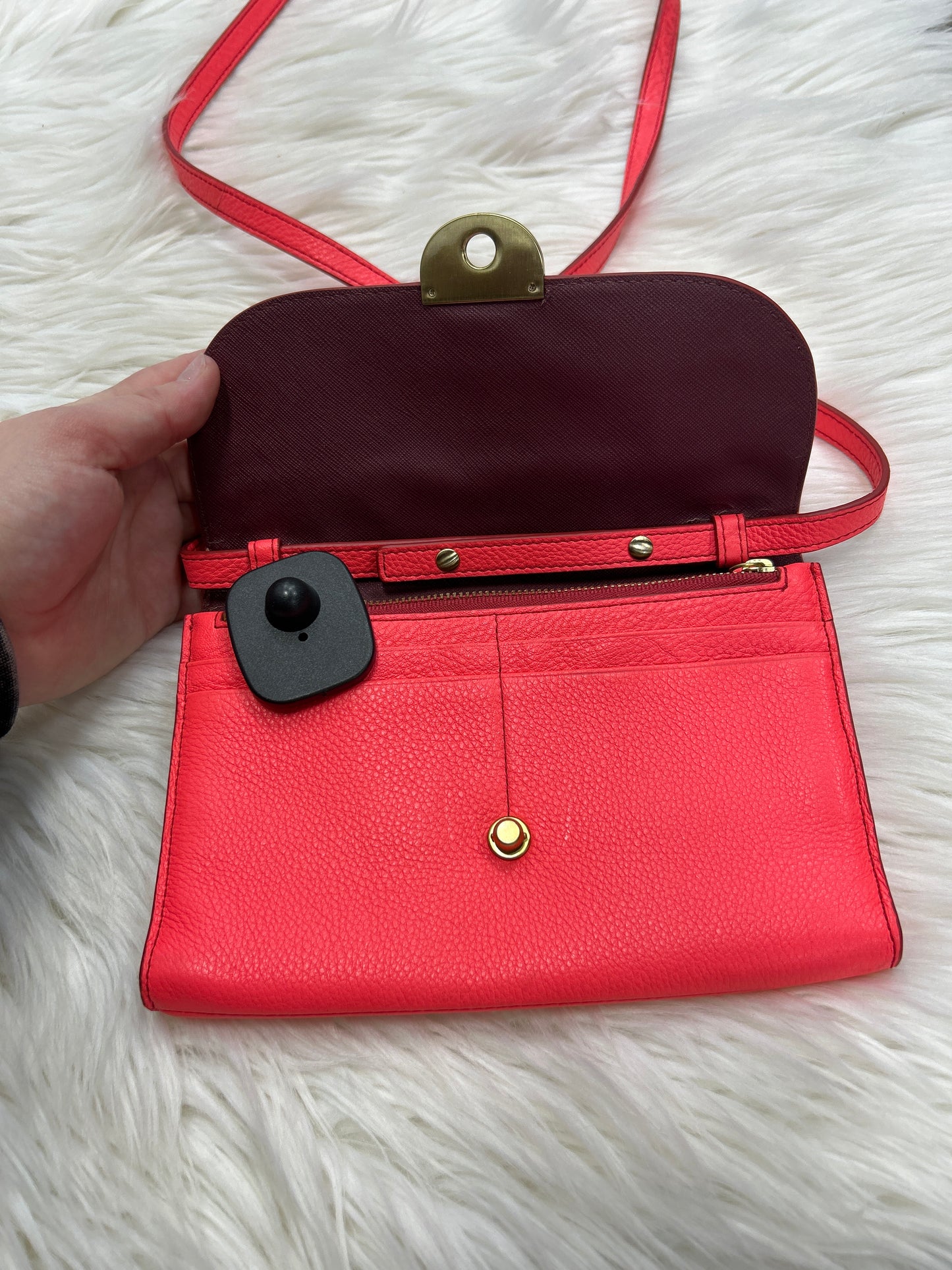 Crossbody By Fossil In Pink, Size:Small