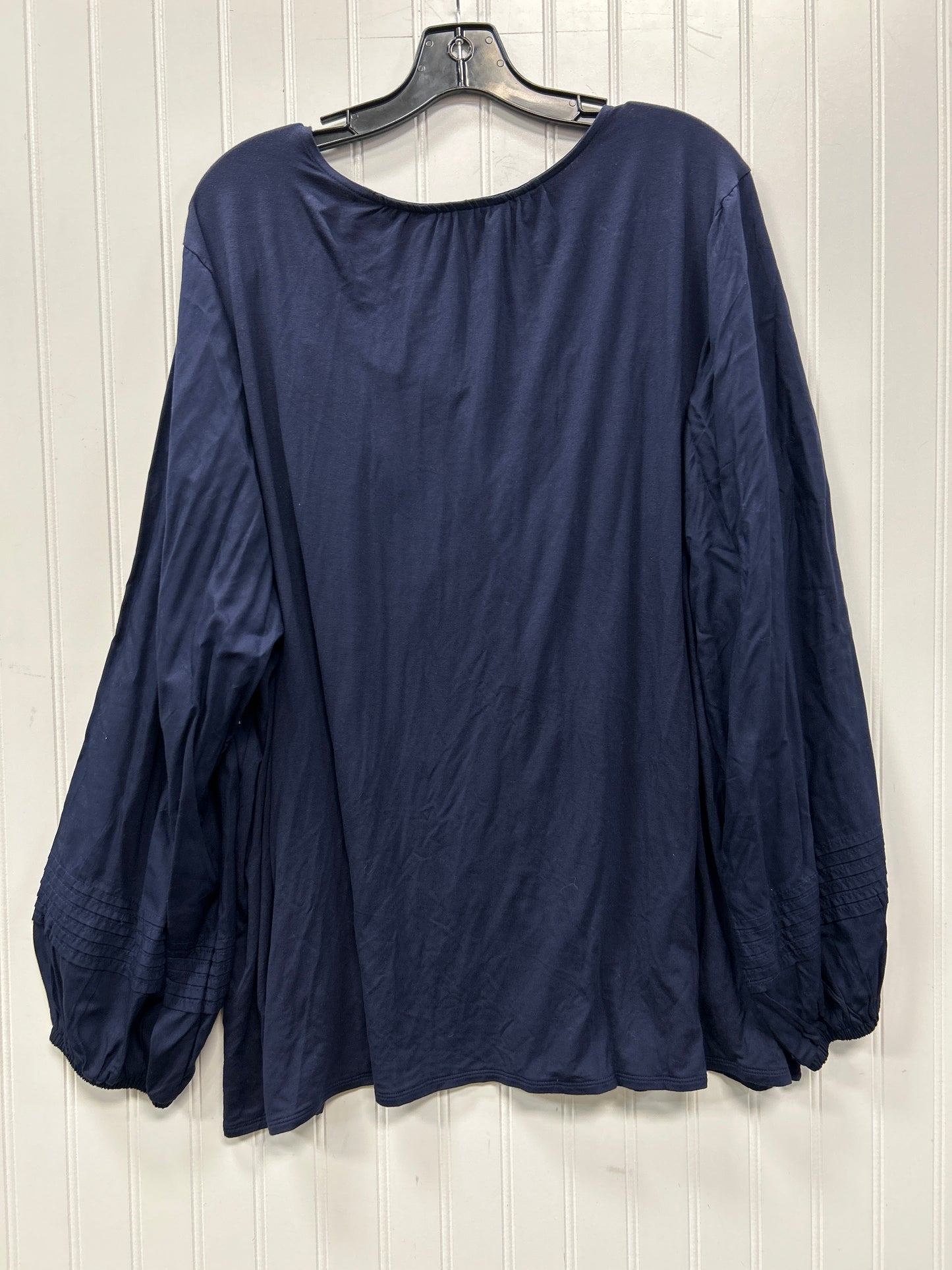 Top Ls By Lane Bryant In Navy, Size:2X