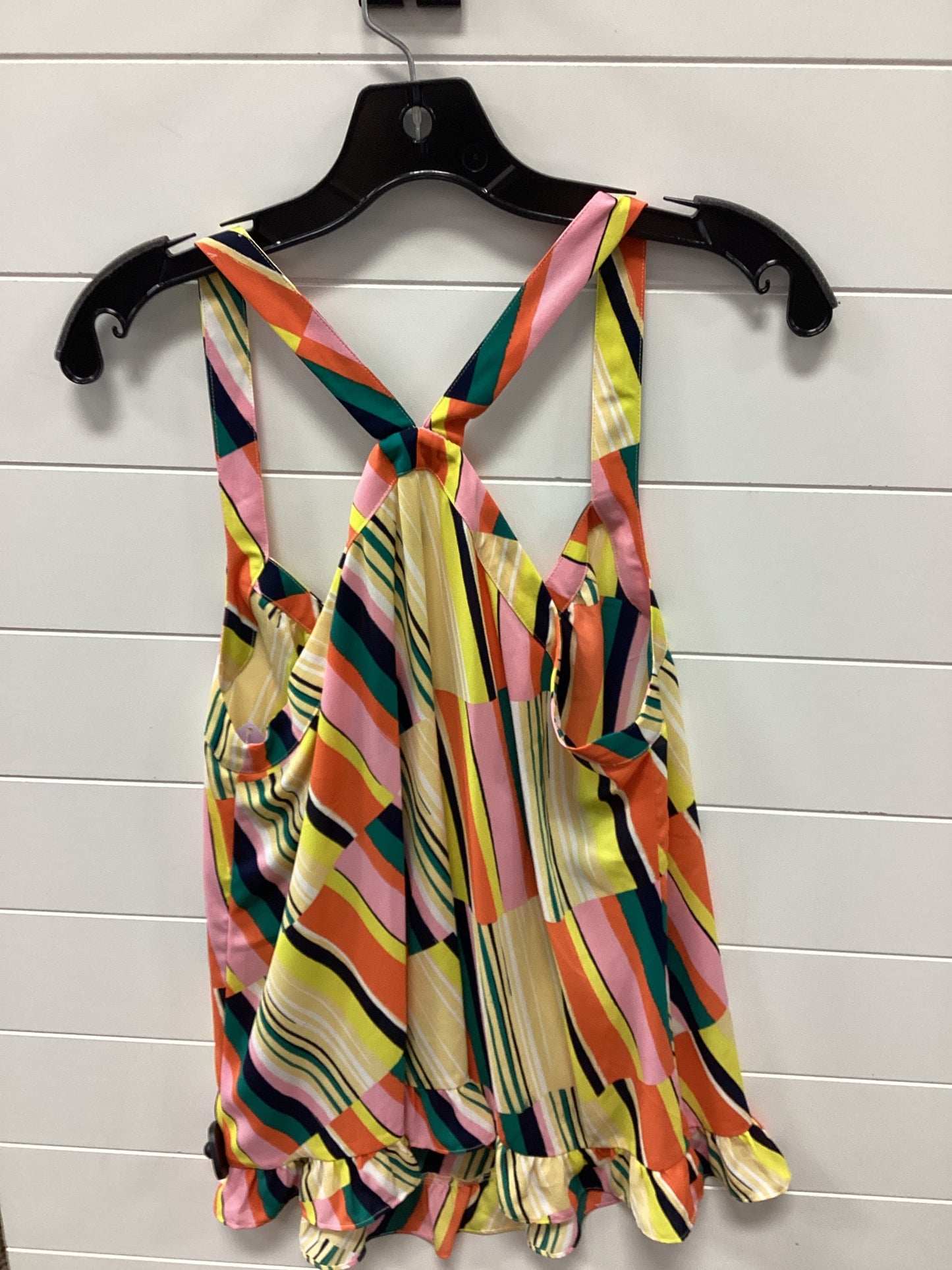 Top Sleeveless By Cabi In Yellow, Size:L