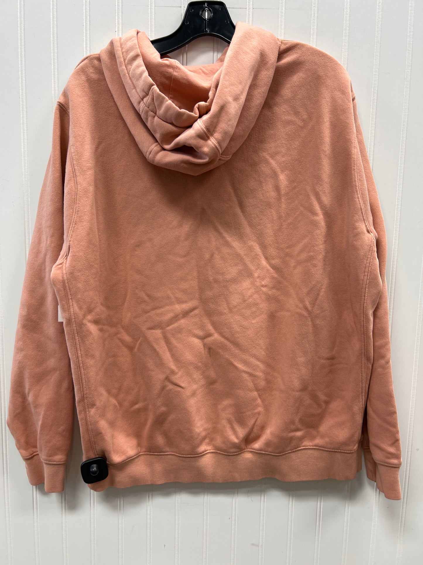 Sweatshirt Hoodie By Nike Apparel In Coral, Size:L
