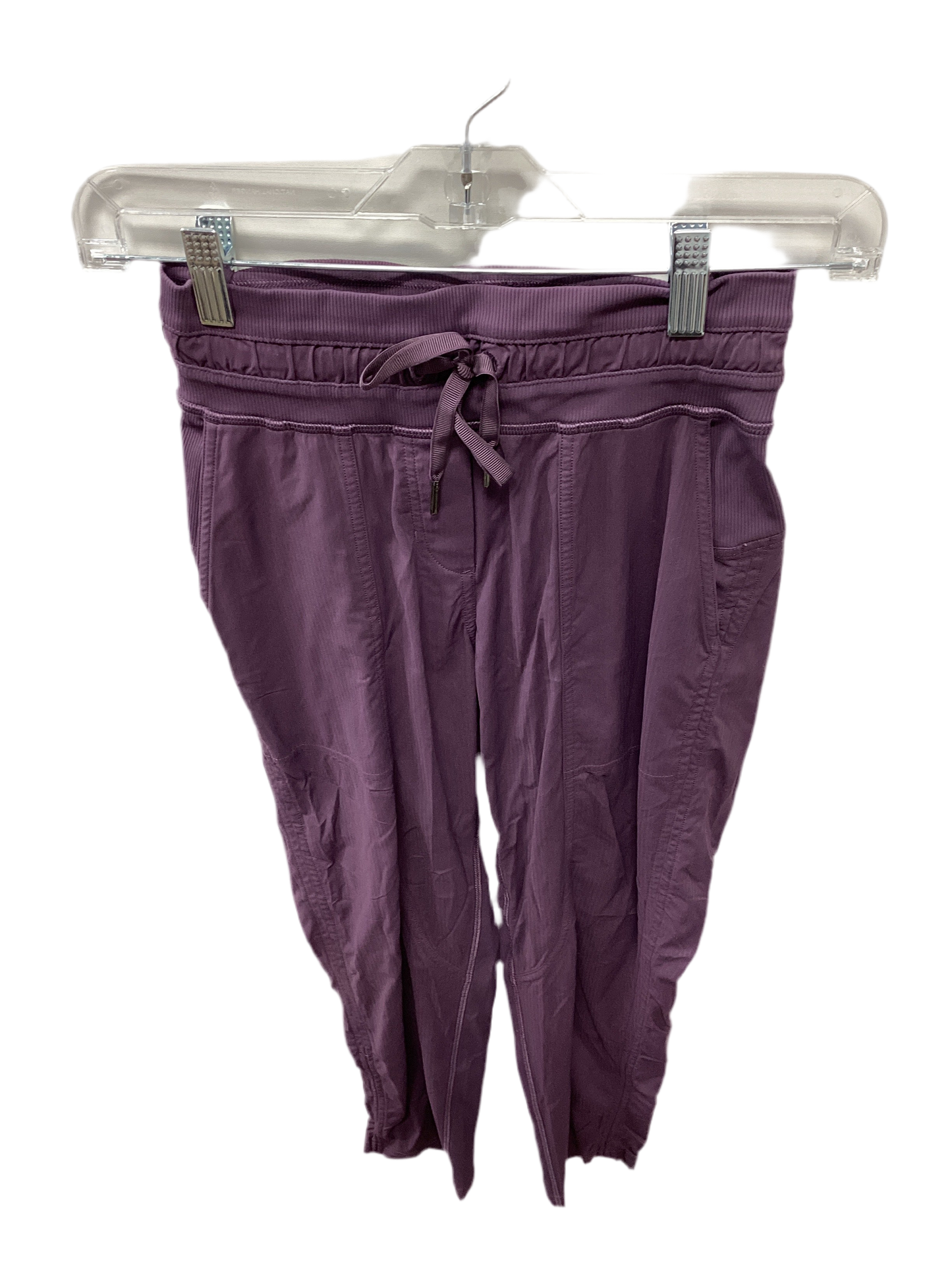 Athletic Pants By Lululemon In Purple, Size:4