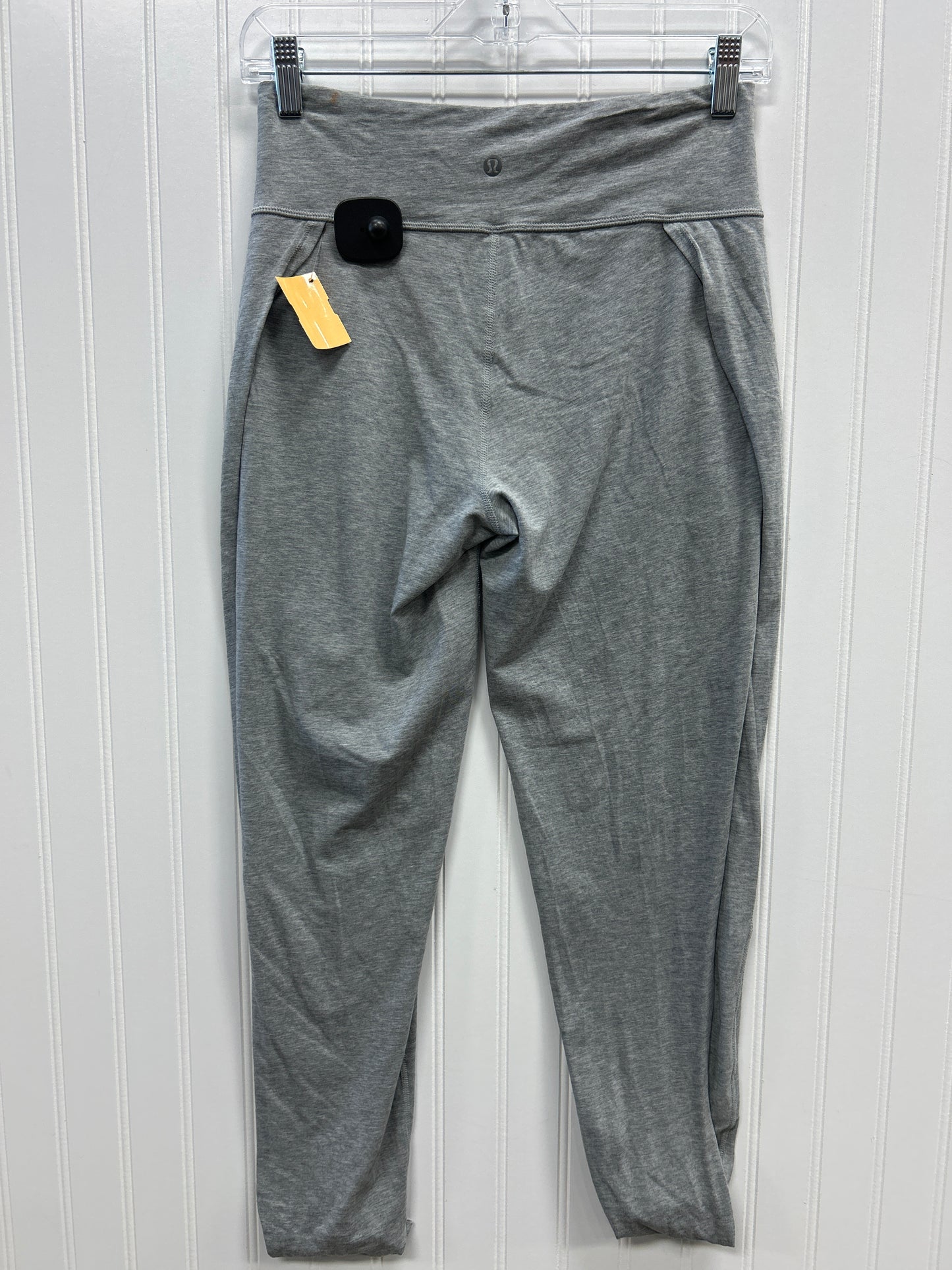Athletic Pants By Lululemon In Grey, Size:4