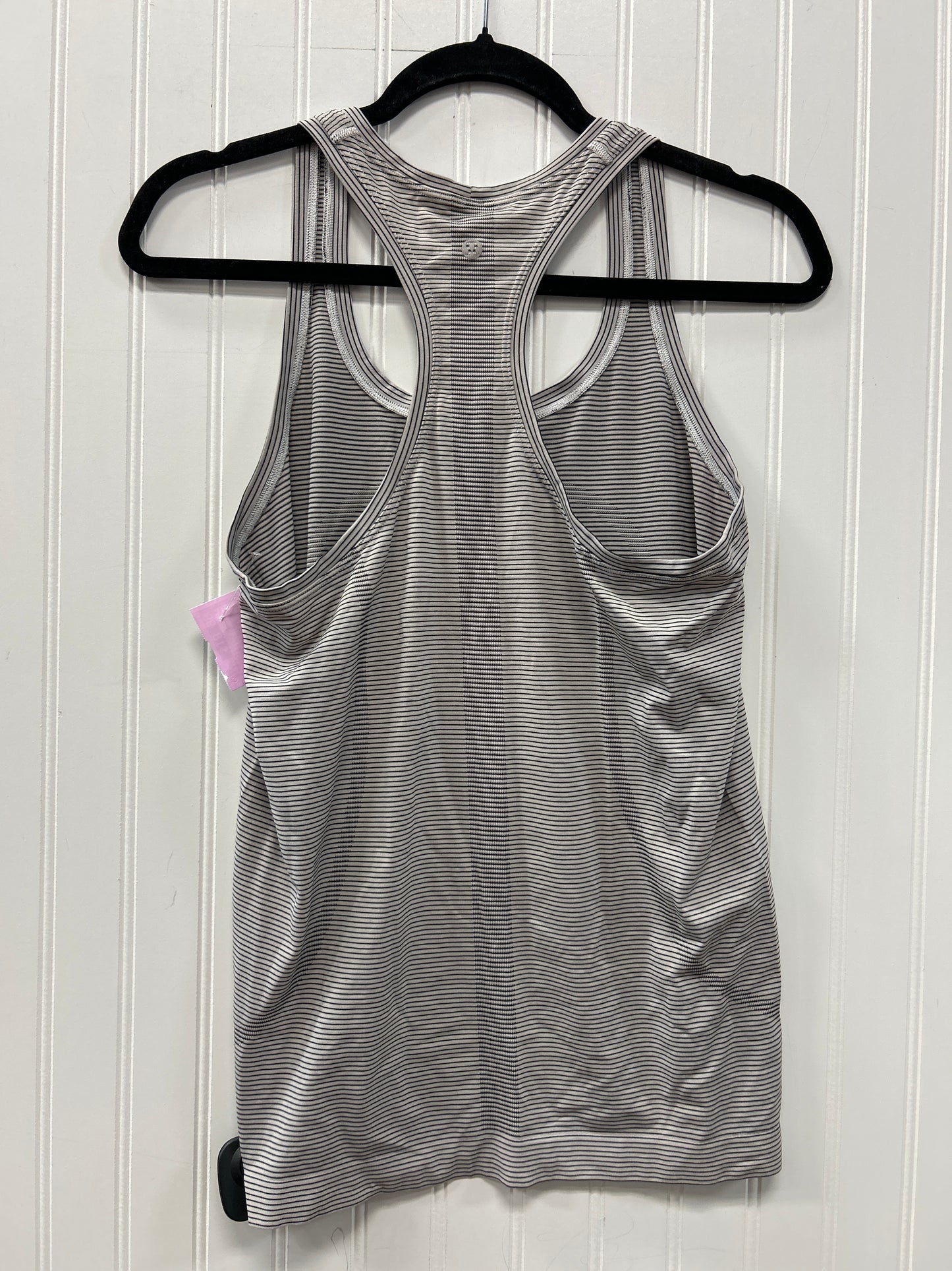 Athletic Tank Top By Lululemon In Grey, Size:8