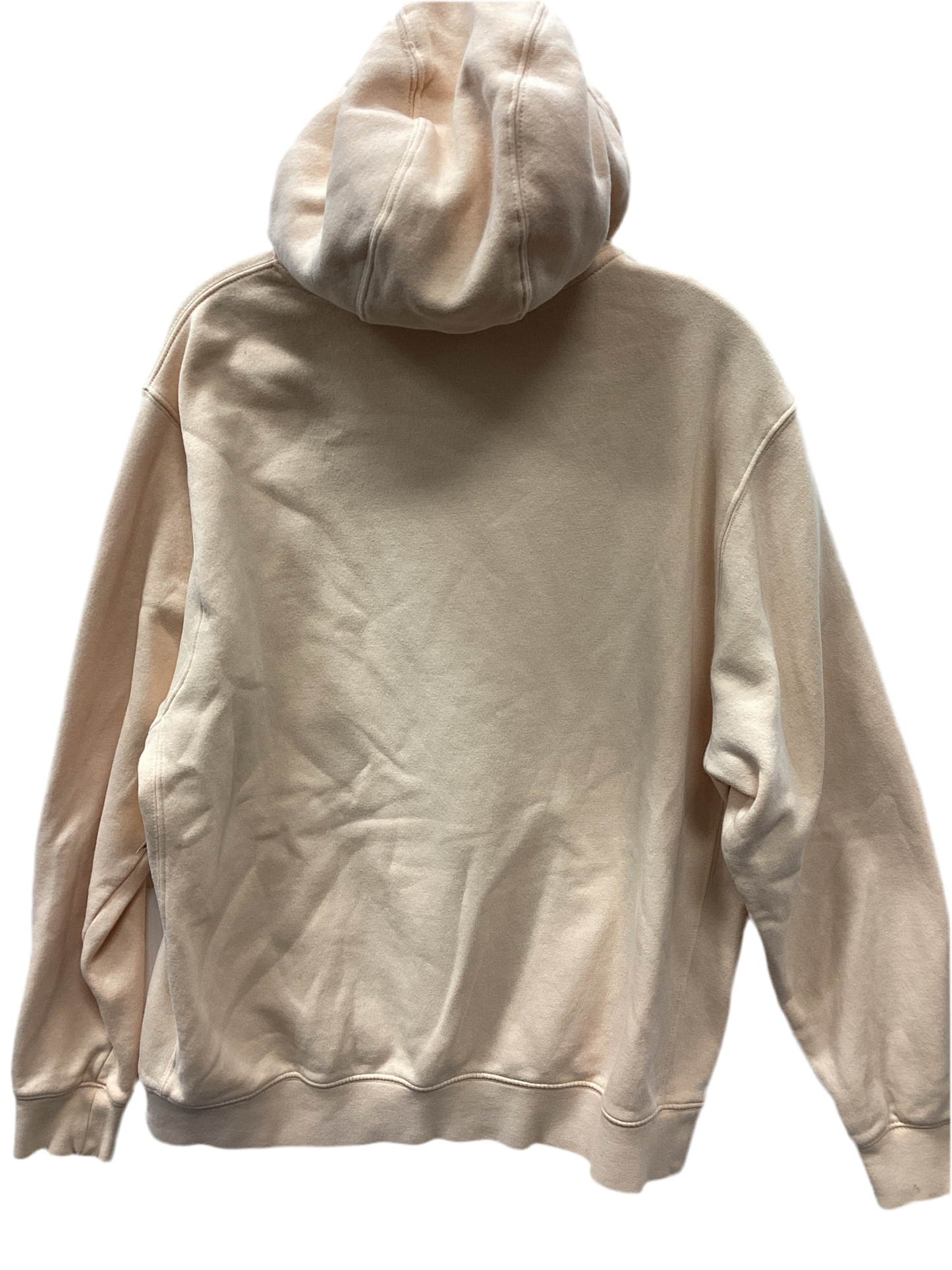 Sweatshirt Hoodie By Nike Apparel In Peach, Size:L