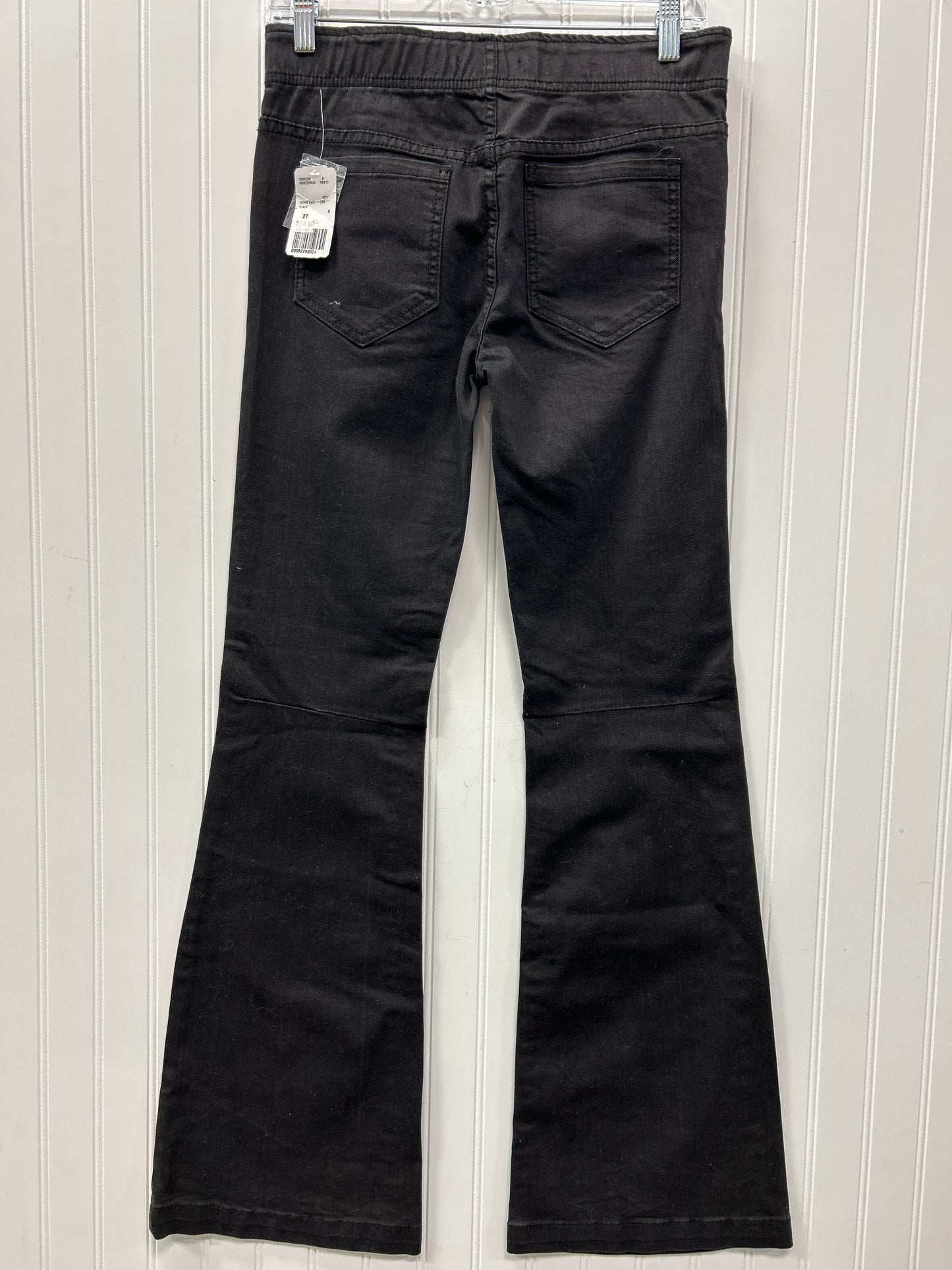 Jeans Flared By Forever 21 In Black Denim, Size:4