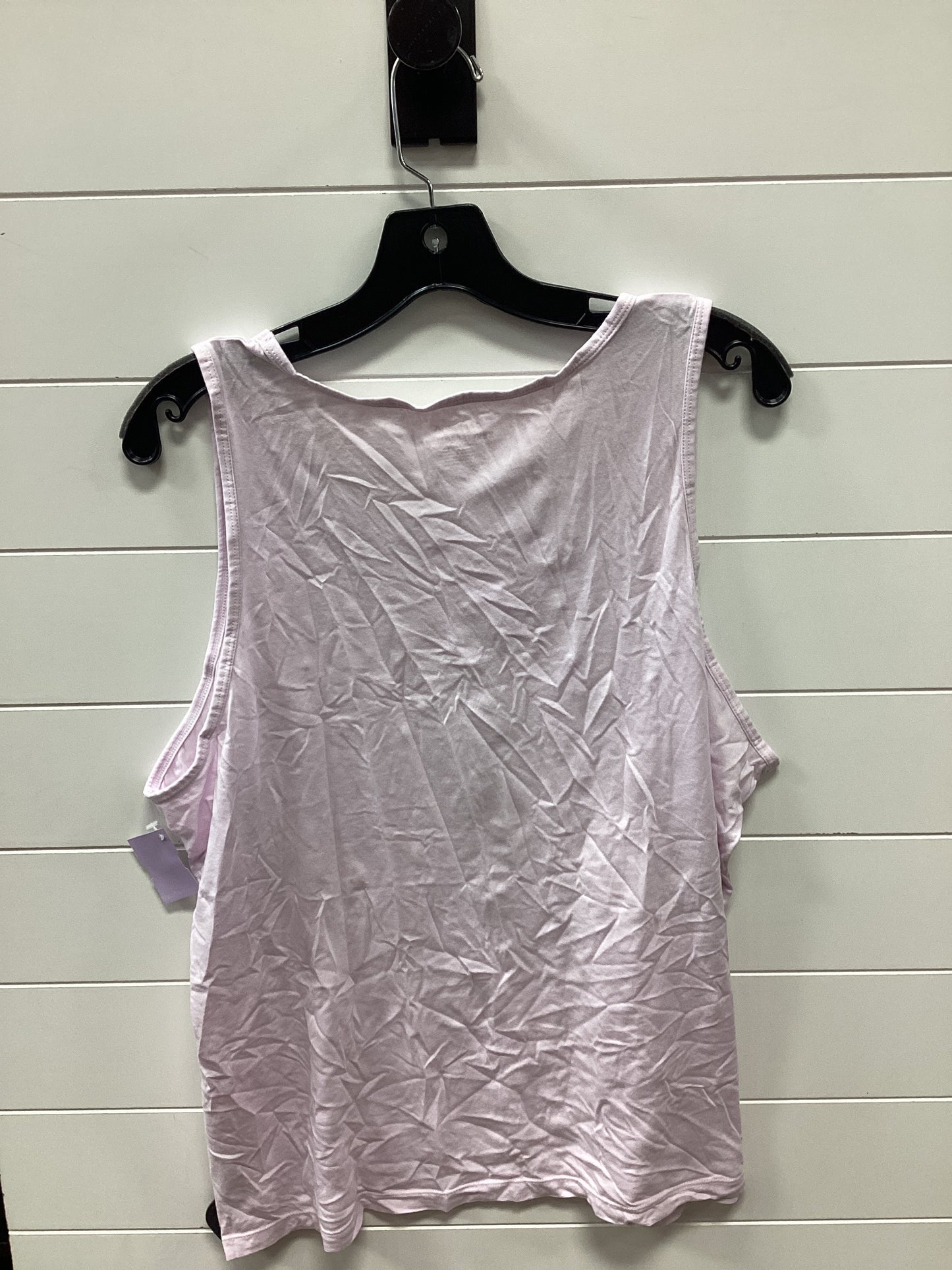 Athletic Tank Top By Reebok In Pink, Size:3X