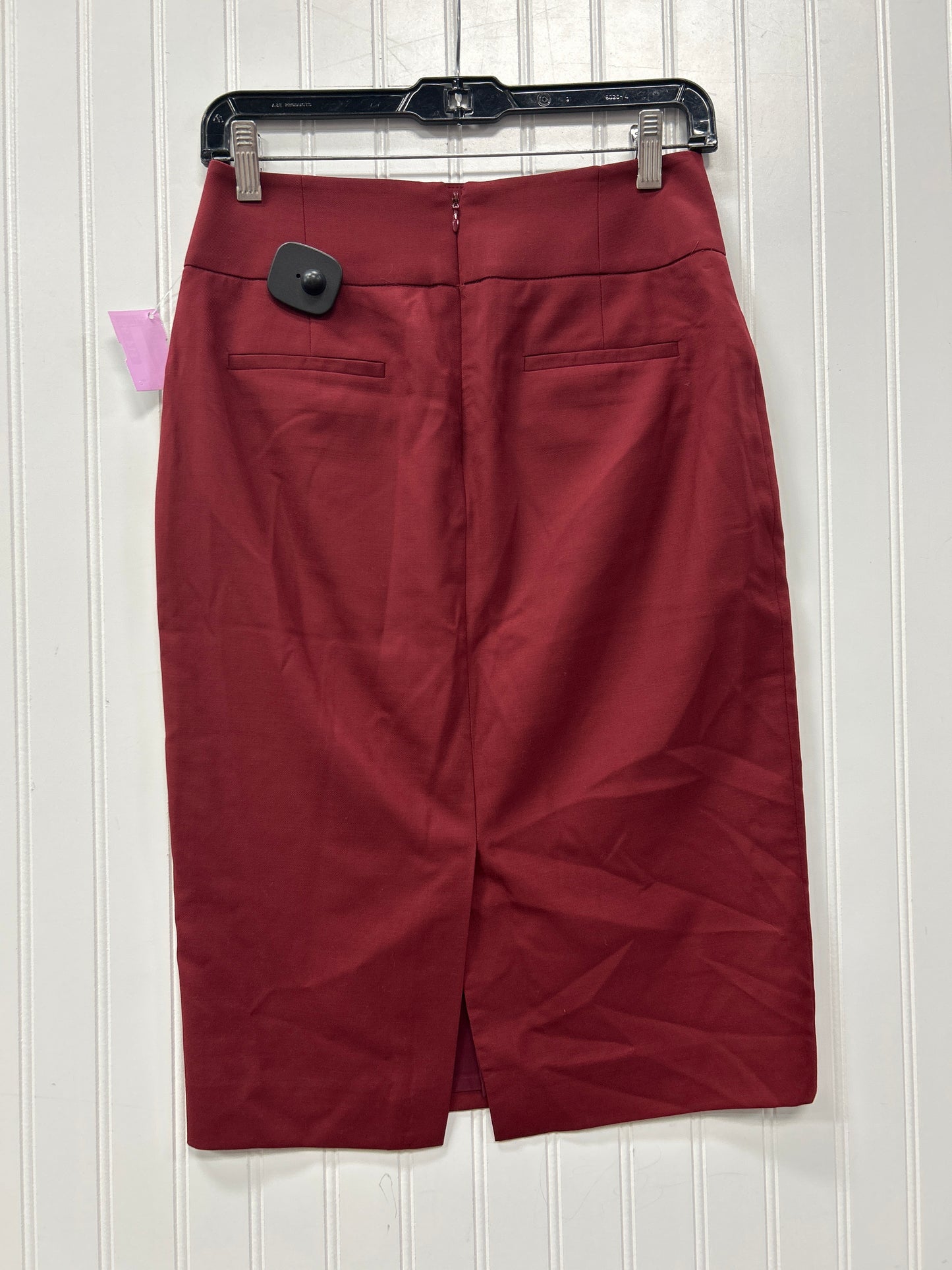 Skirt Midi By J. Crew In Red, Size:0
