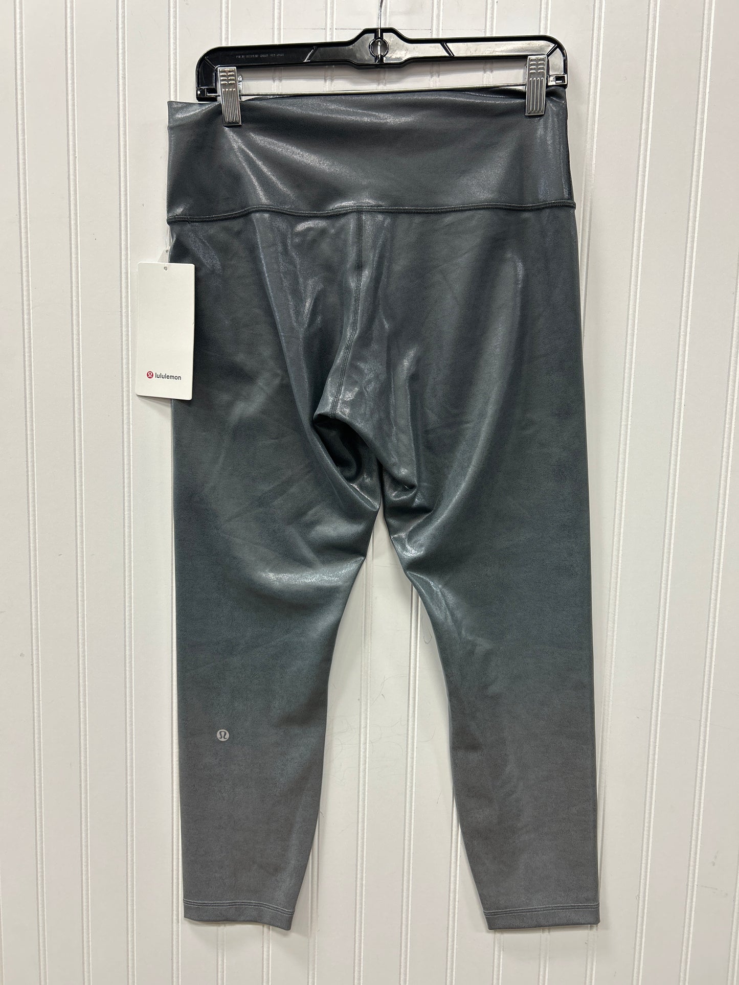 Athletic Leggings By Lululemon In Grey, Size:12